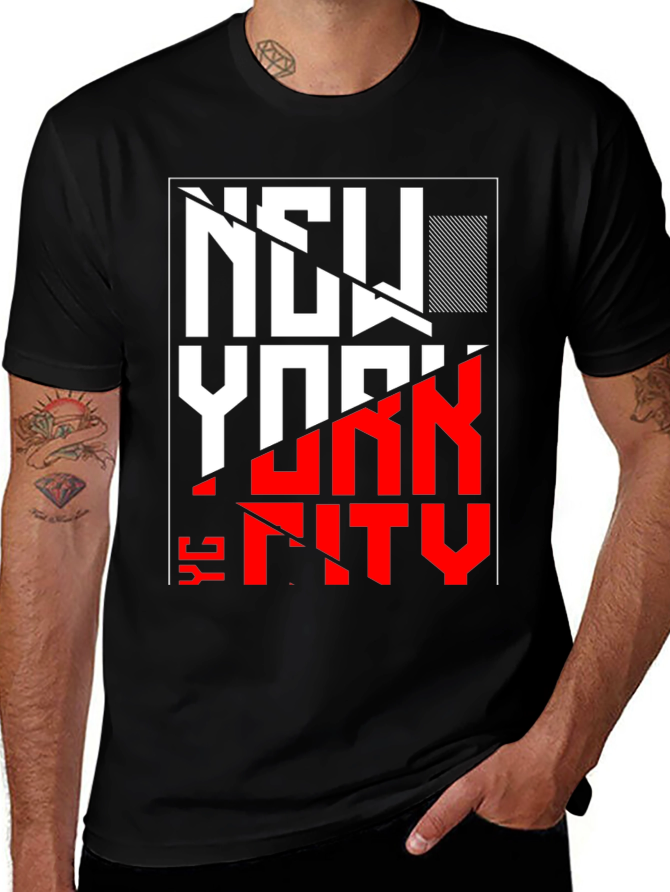 New York City Graphic Tee - Black
