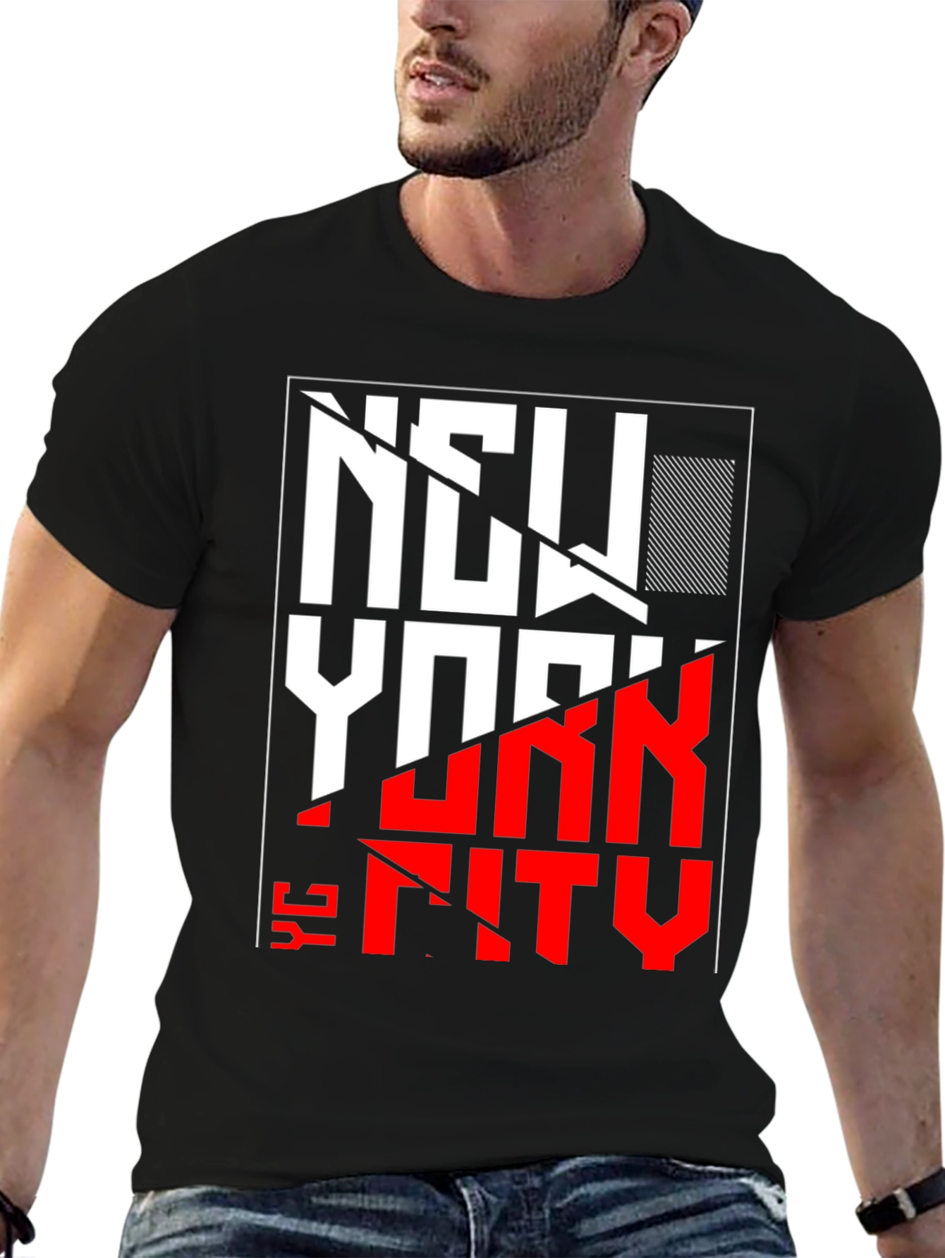 New York City Graphic Tee - Black