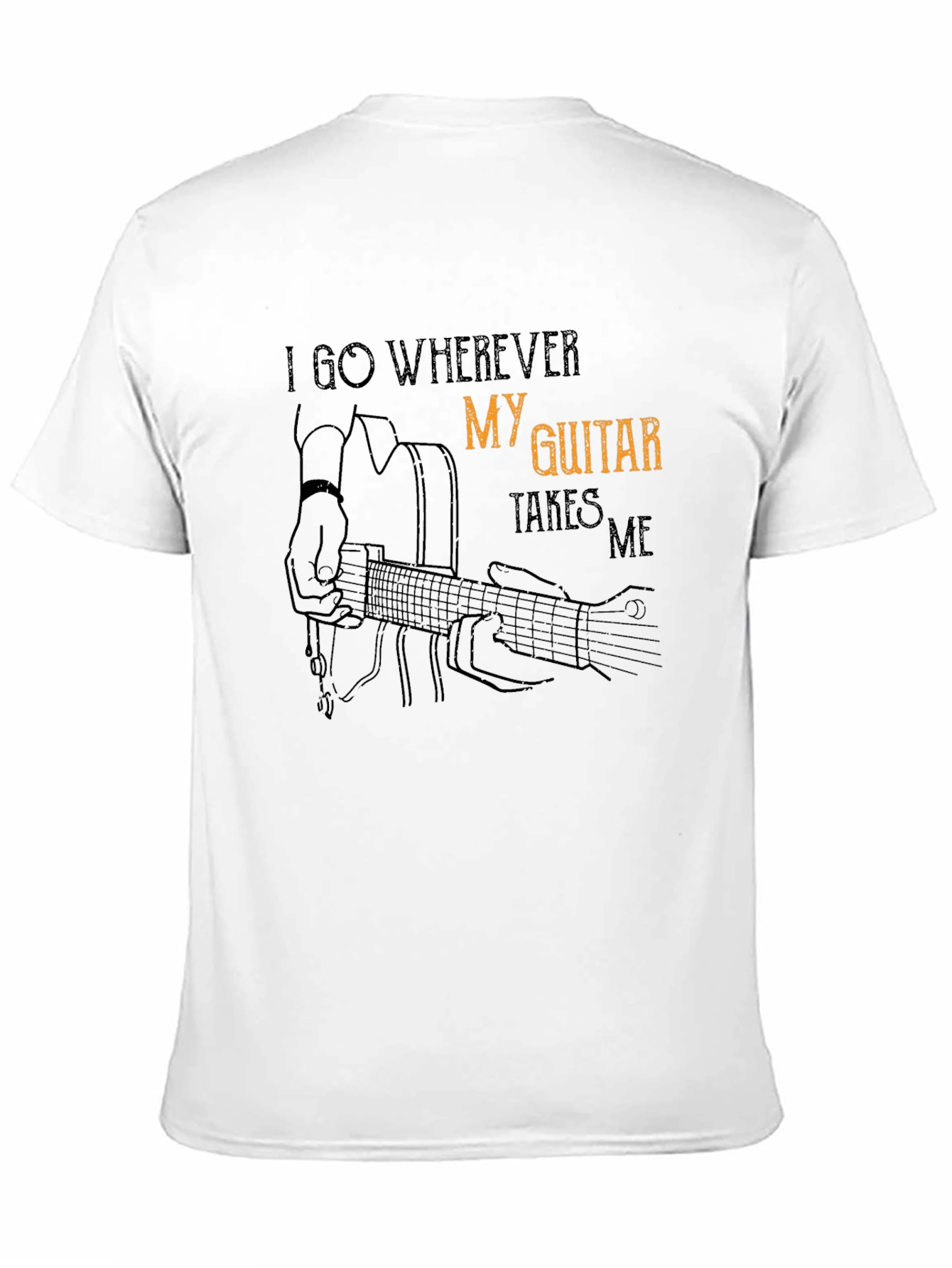 Guitar Takes Me Graphic T-Shirt