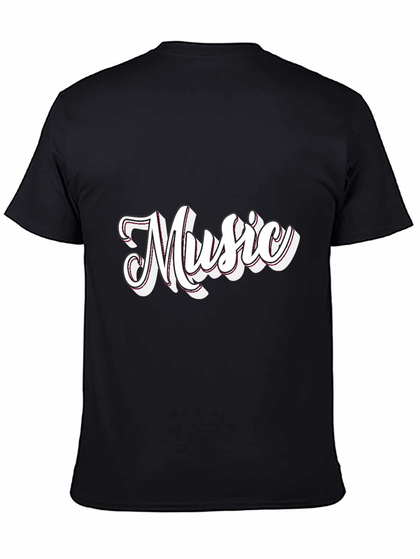 Music Graphic Black T-Shirt
