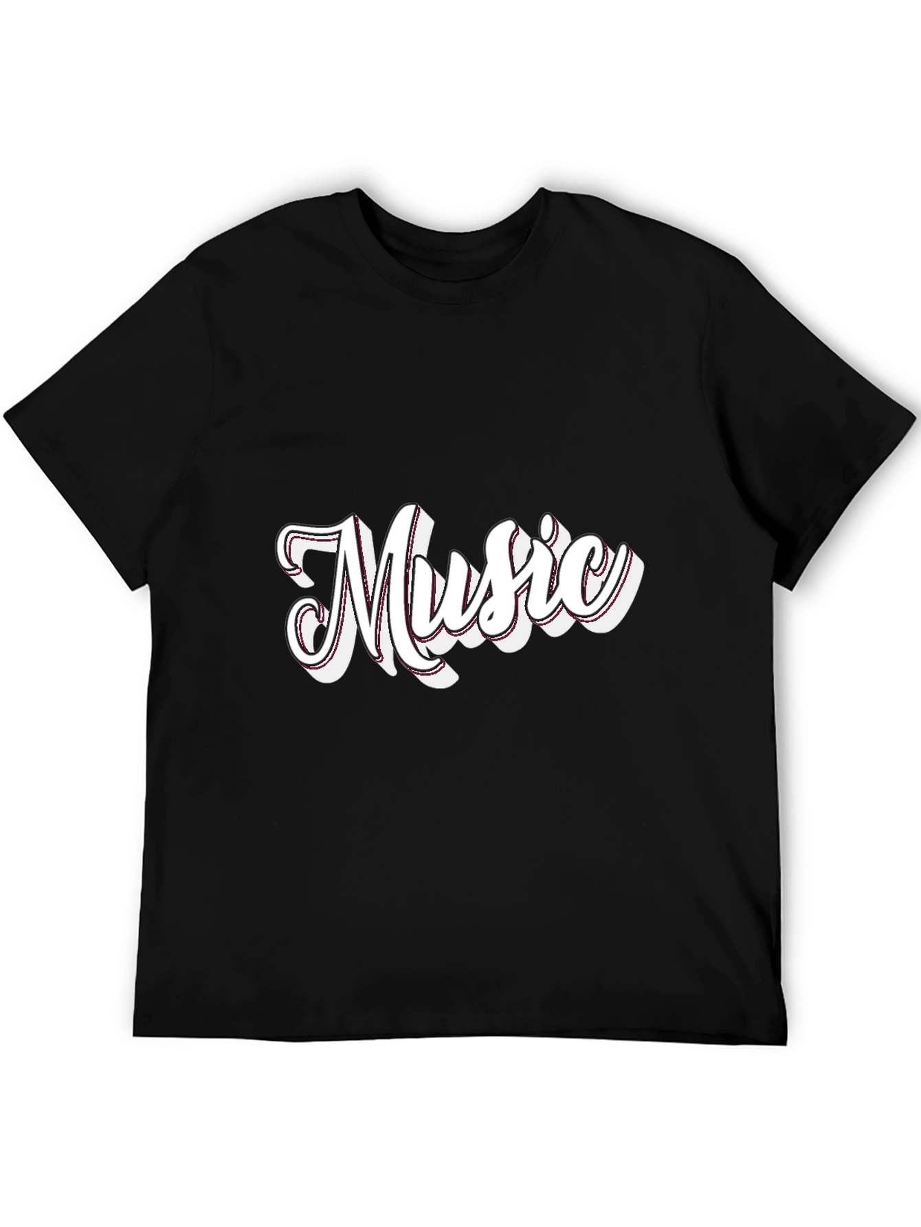 Music Graphic Black T-Shirt