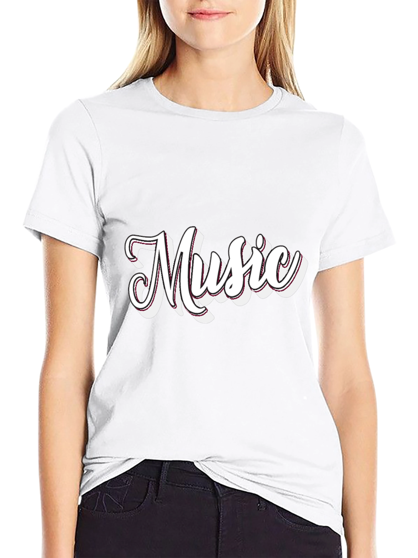 Music Graphic Black T-Shirt