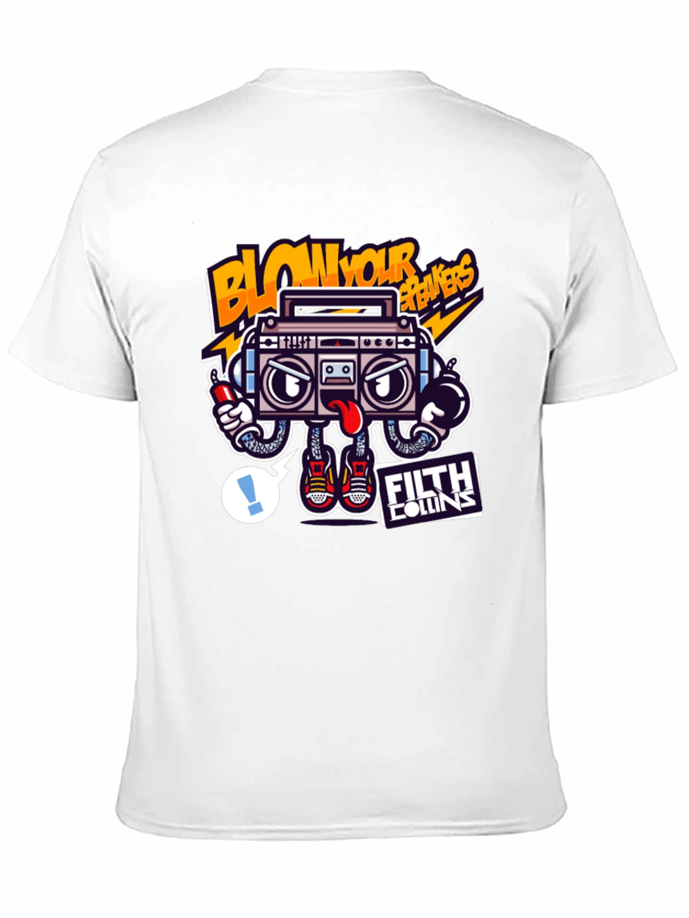 Blow Your Breakers Boombox Graphic Tee