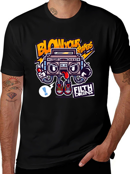 Blow Your Breakers Boombox Graphic Tee