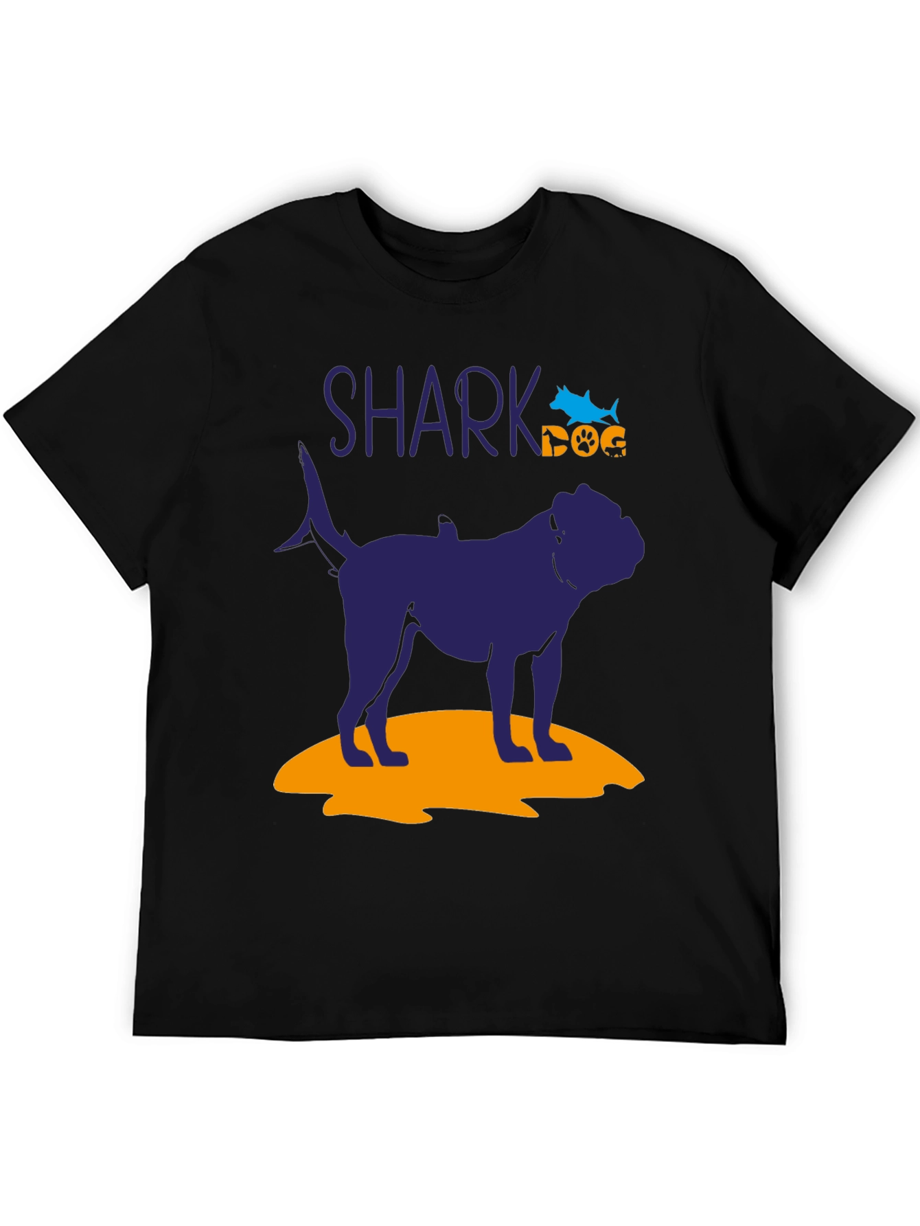 Shark Dog Graphic T-Shirt