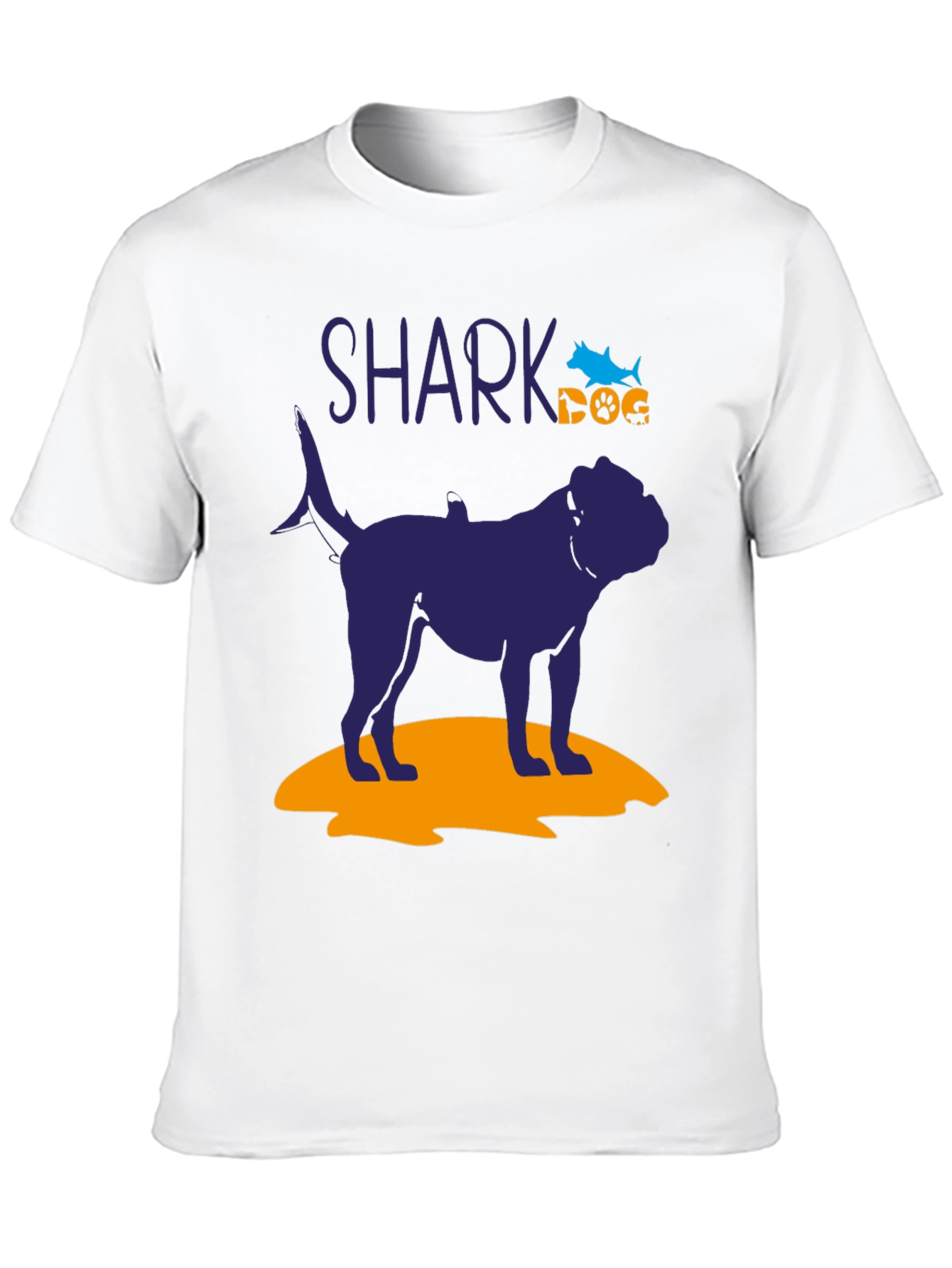 Shark Dog Graphic T-Shirt
