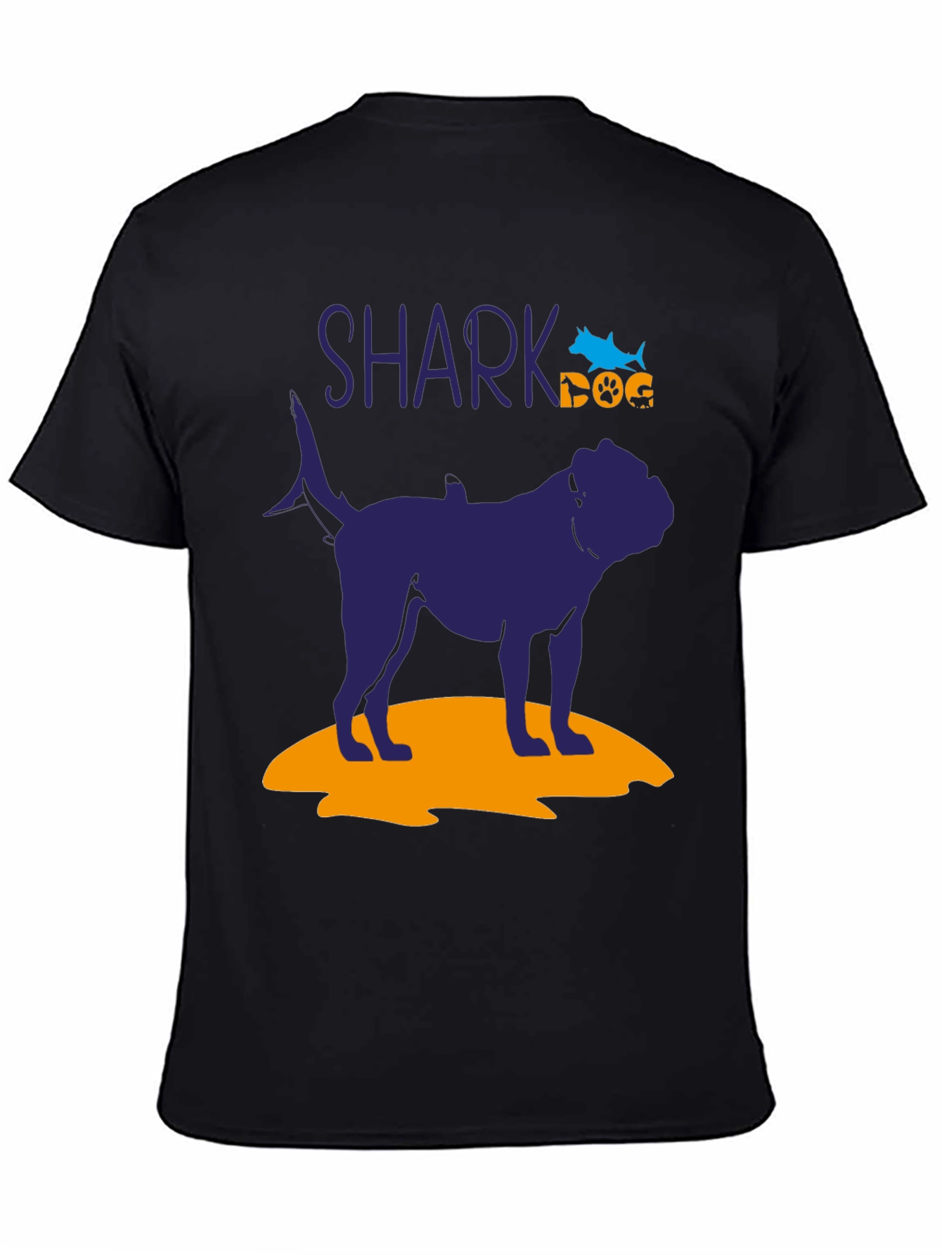 Shark Dog Graphic T-Shirt