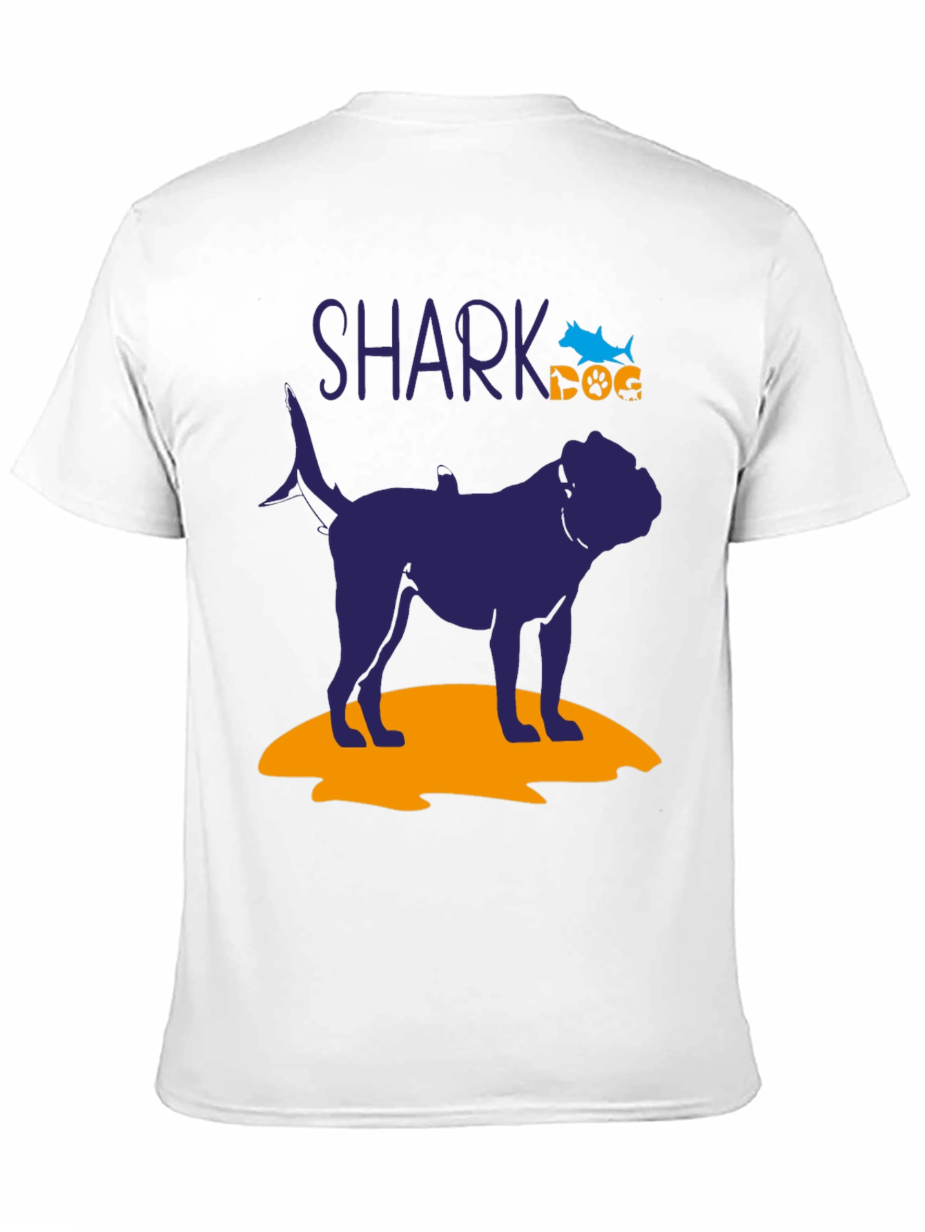 Shark Dog Graphic T-Shirt
