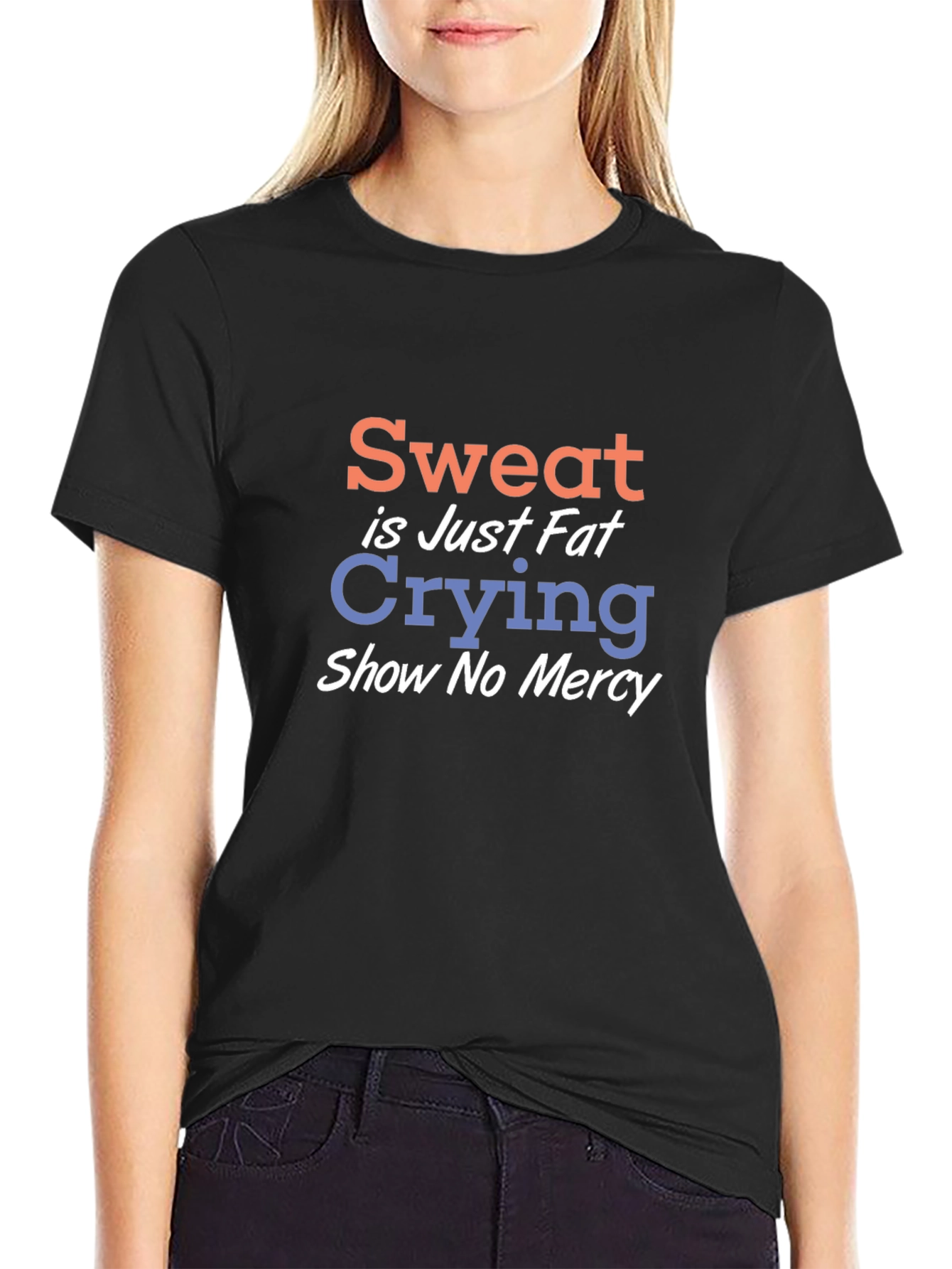 Sweat is Just Fat Crying Graphic Tee