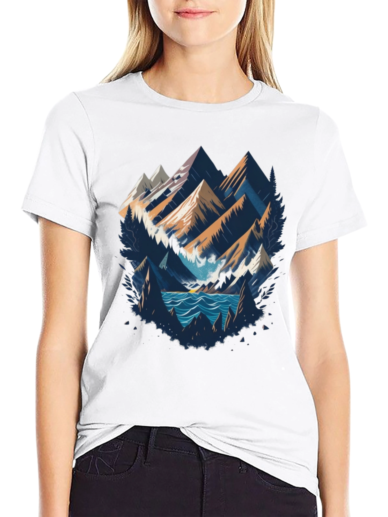 Mountainscape Graphic Tee - Adventure Awaits
