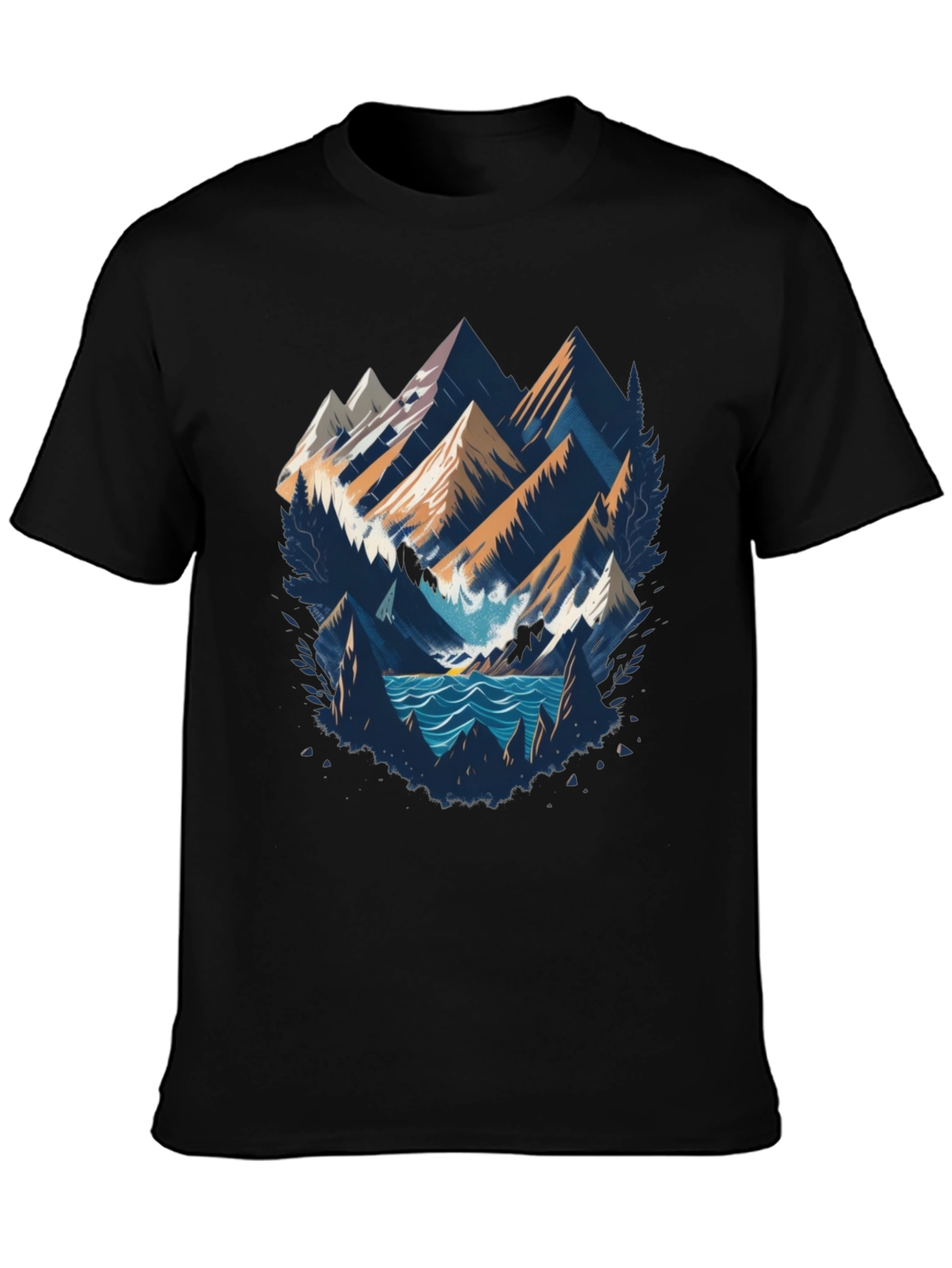 Mountainscape Graphic Tee - Adventure Awaits