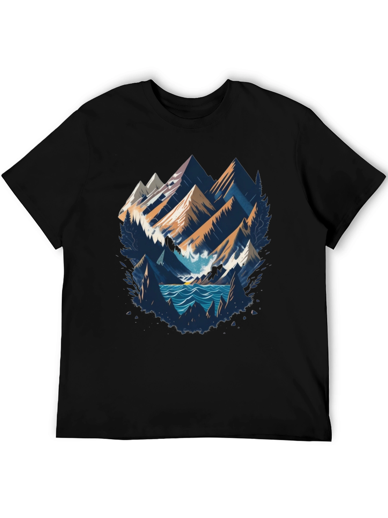 Mountainscape Graphic Tee - Adventure Awaits