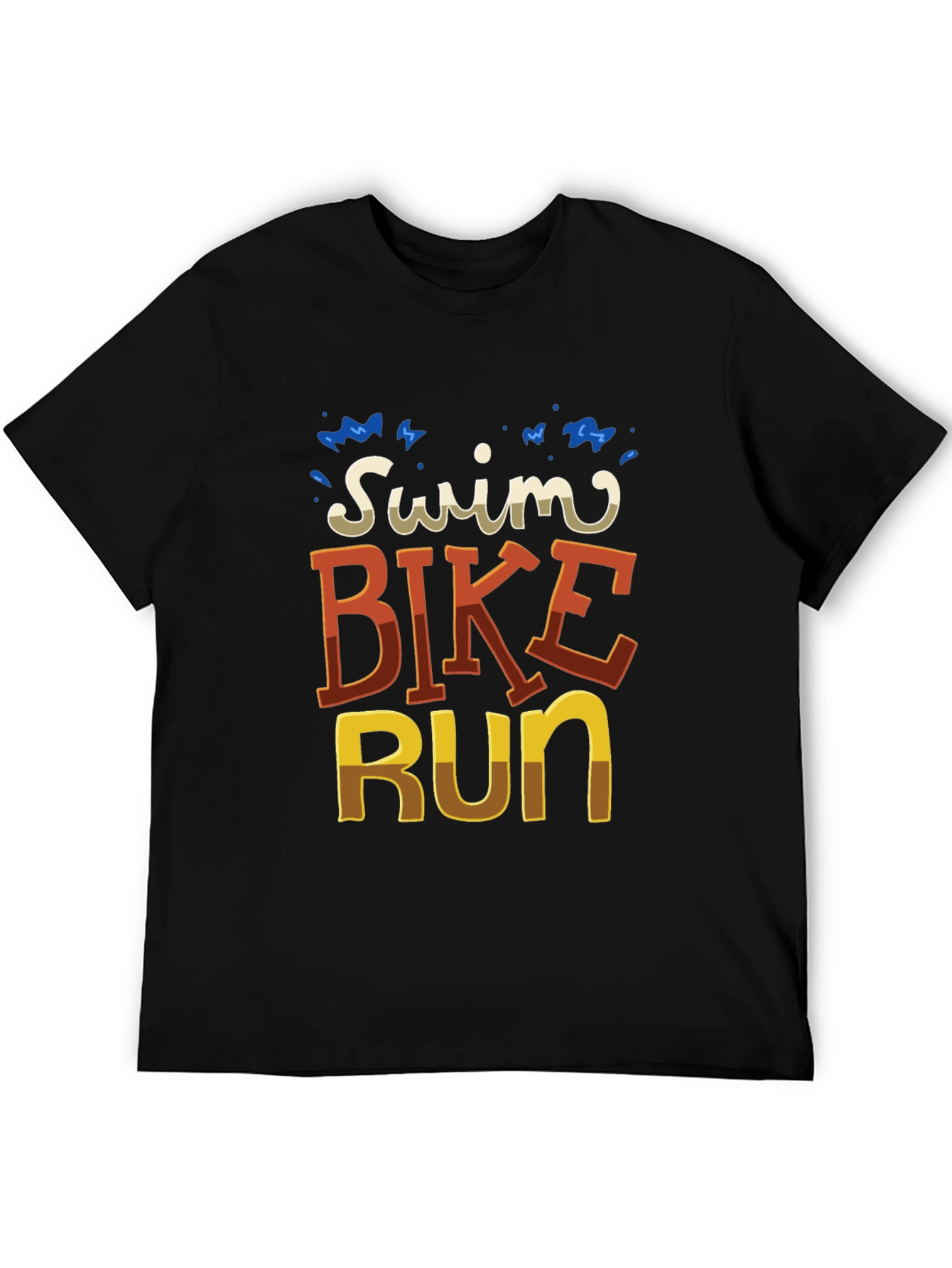 Swim Bike Run Graphic T-Shirt