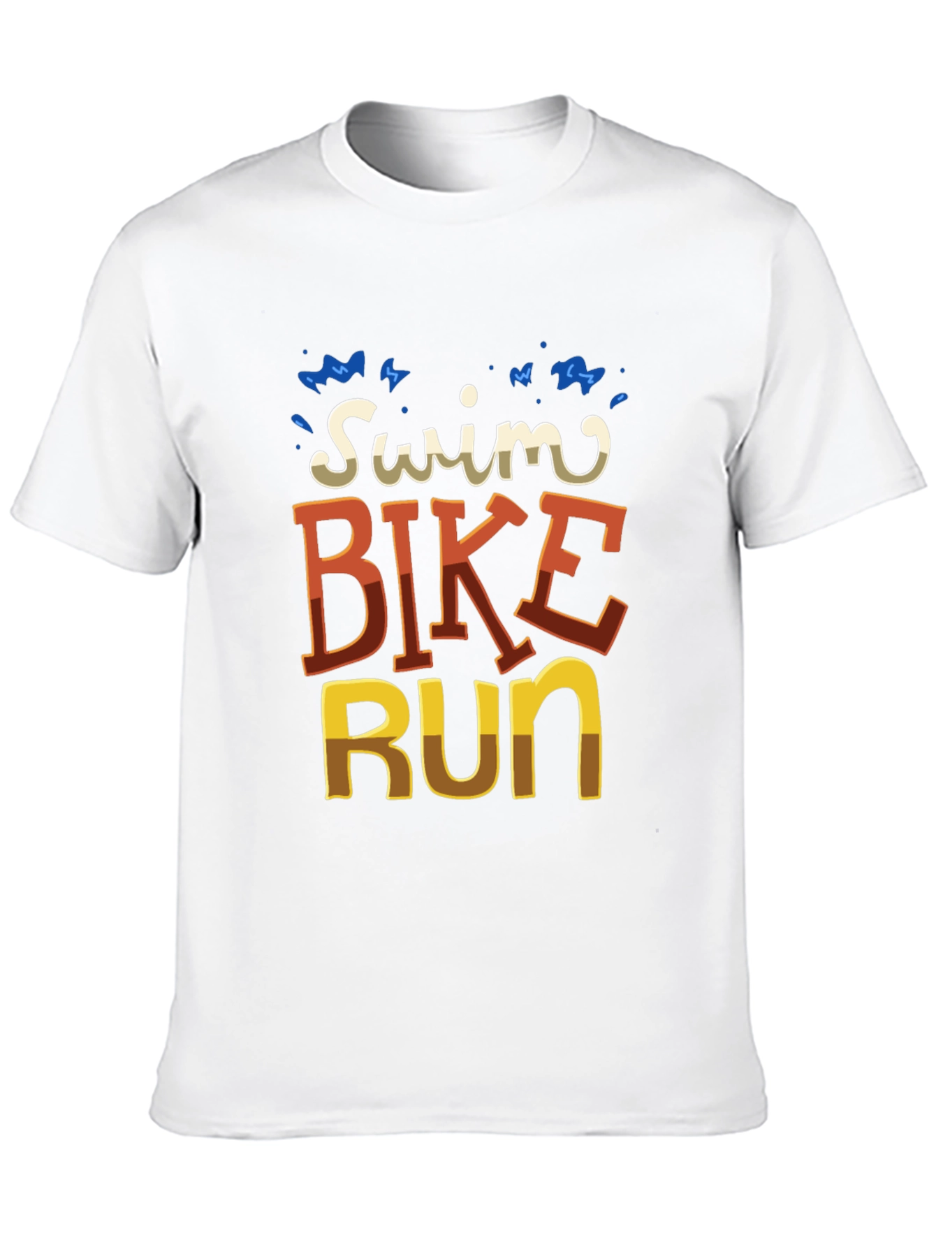 Swim Bike Run Graphic T-Shirt