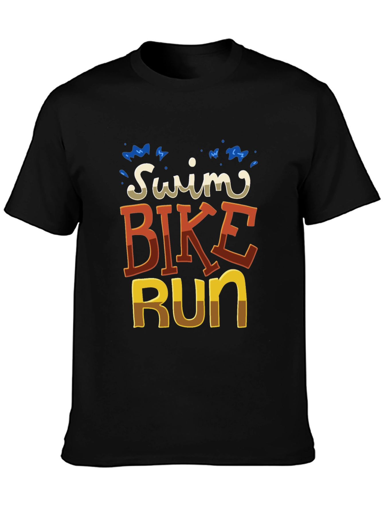 Swim Bike Run Graphic T-Shirt