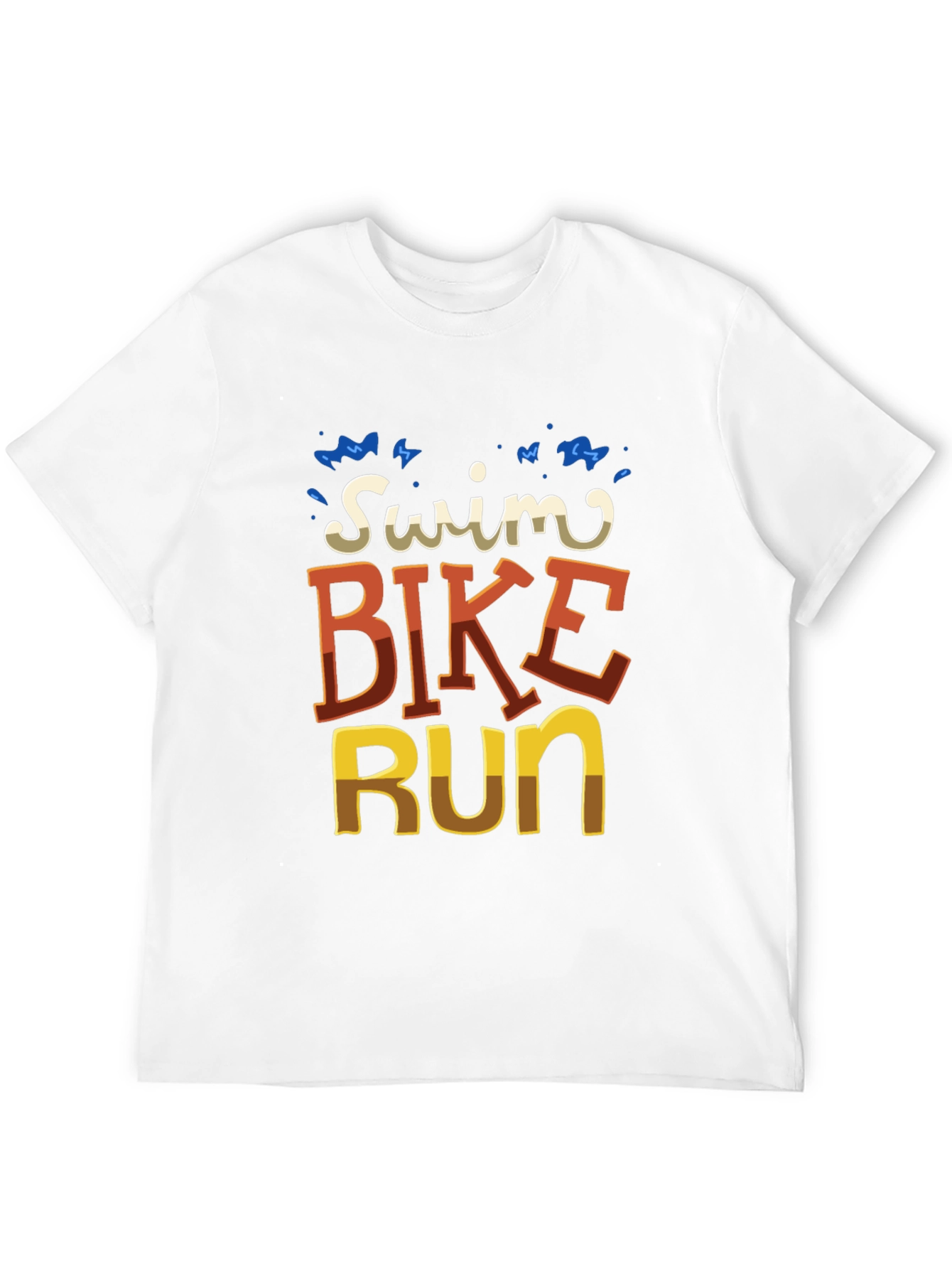 Swim Bike Run Graphic T-Shirt