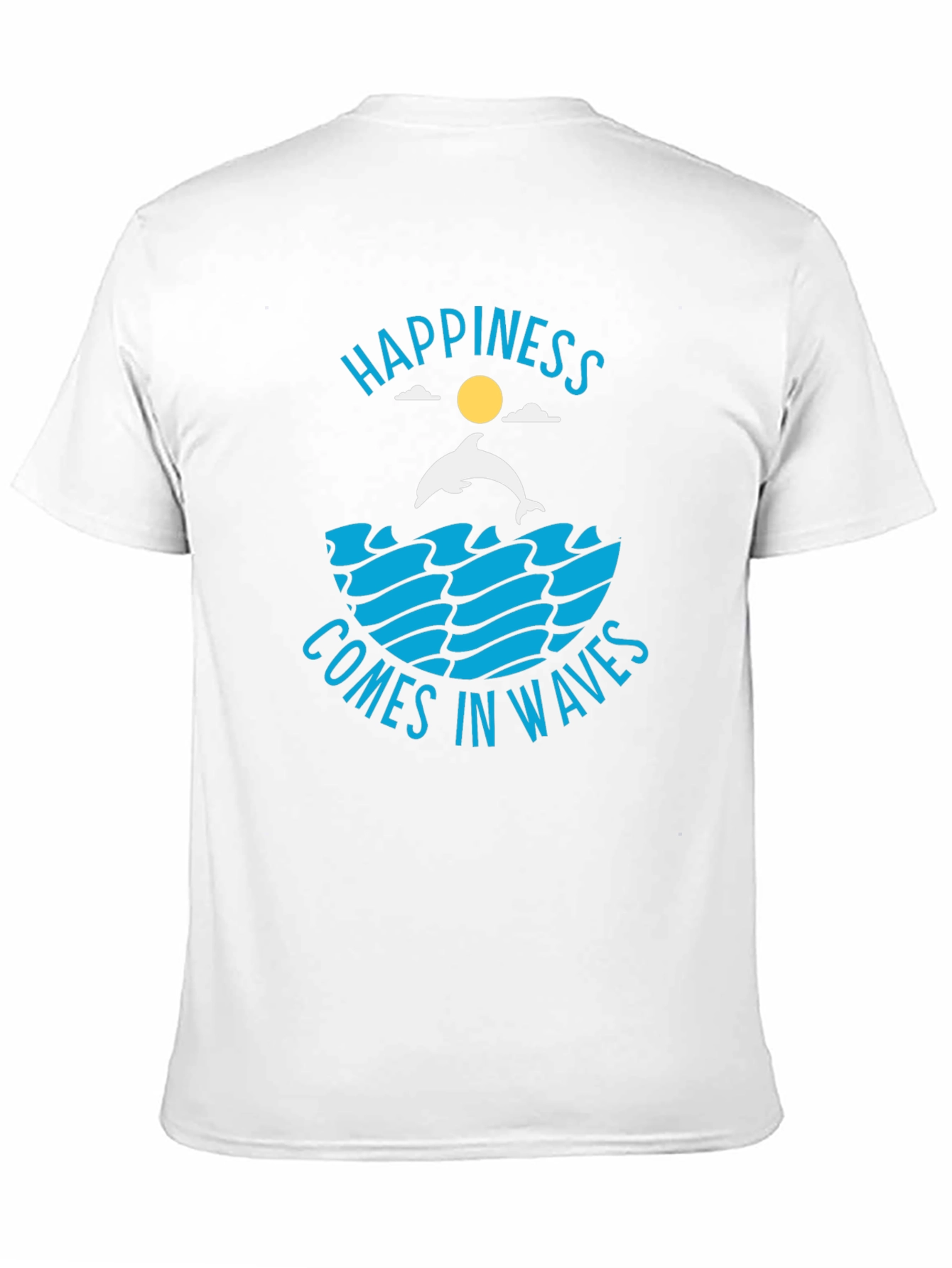 Happiness Comes in Waves Graphic T-Shirt