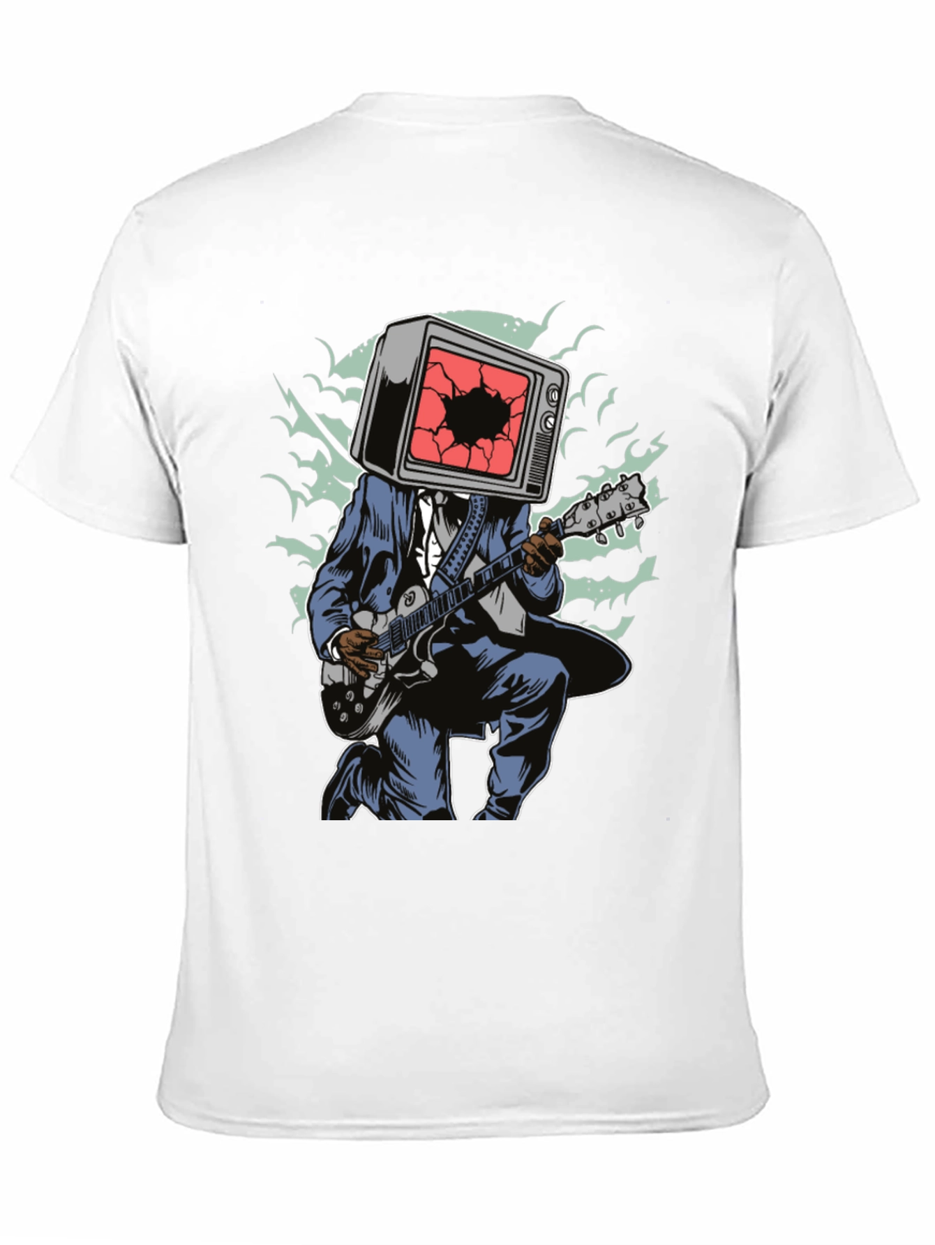 TV Head Guitarist Graphic Tee