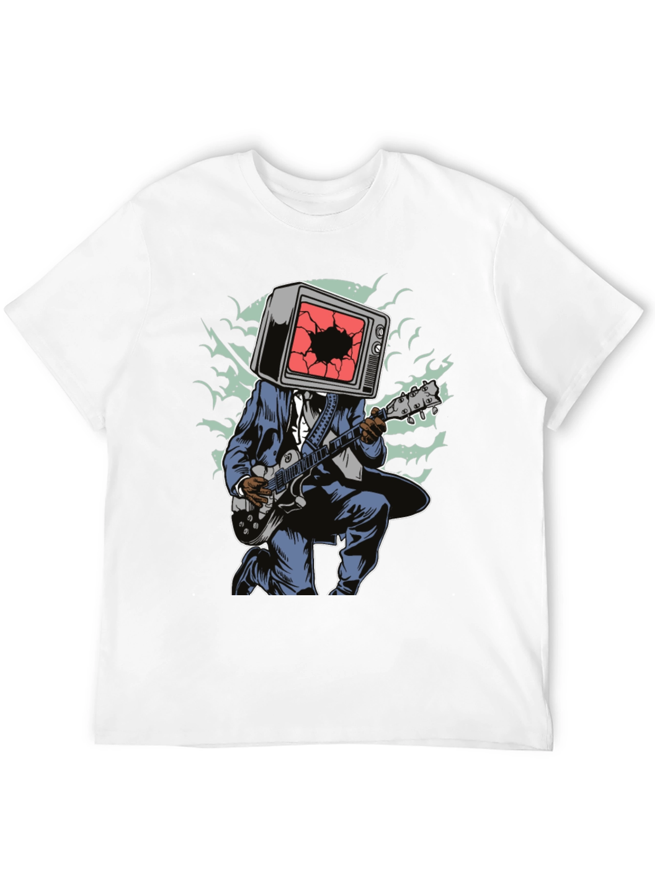 TV Head Guitarist Graphic Tee