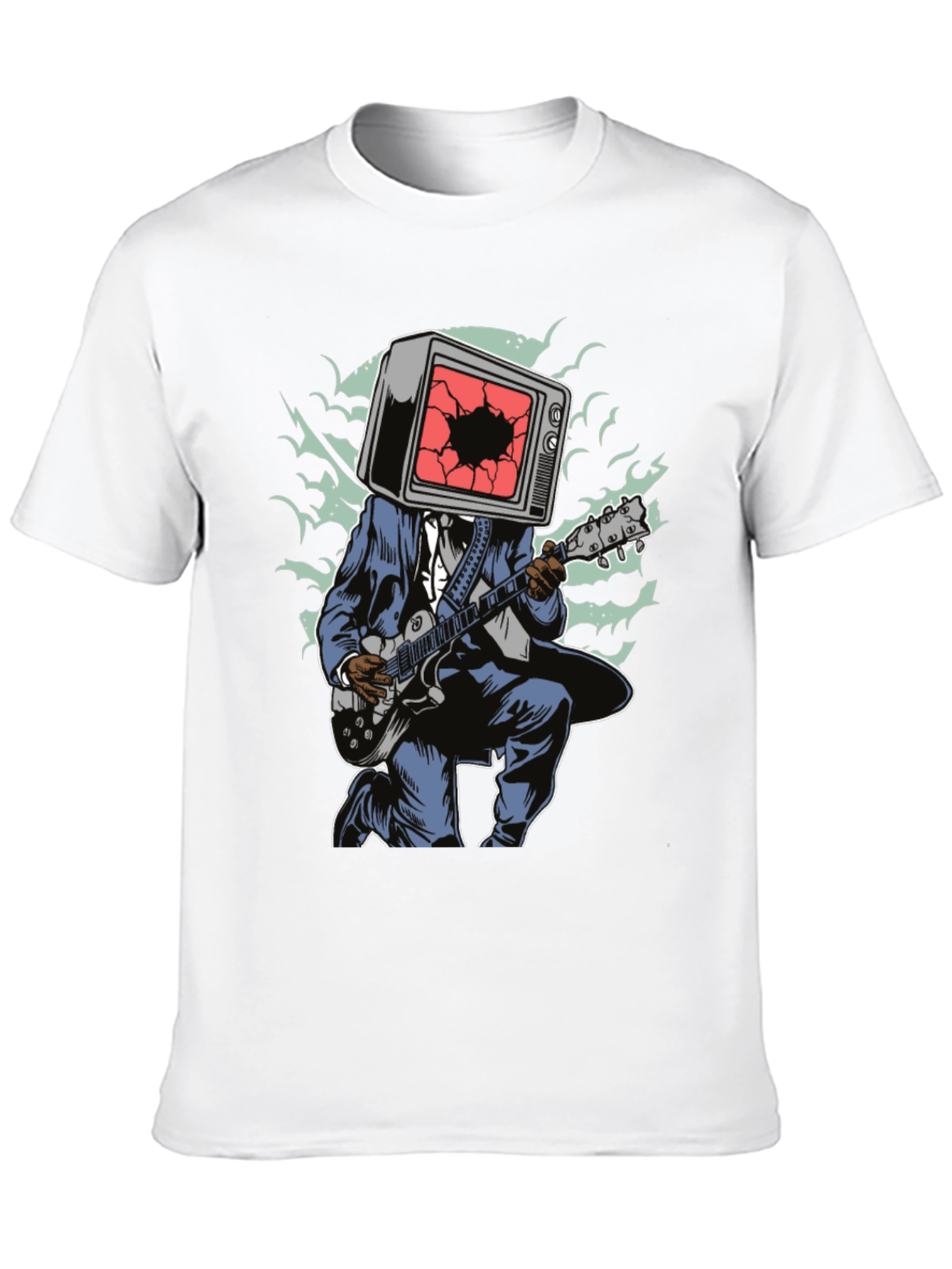 TV Head Guitarist Graphic Tee