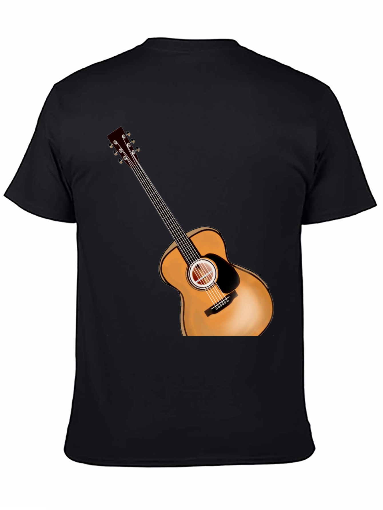 Guitar Graphic Tee - Casual Style