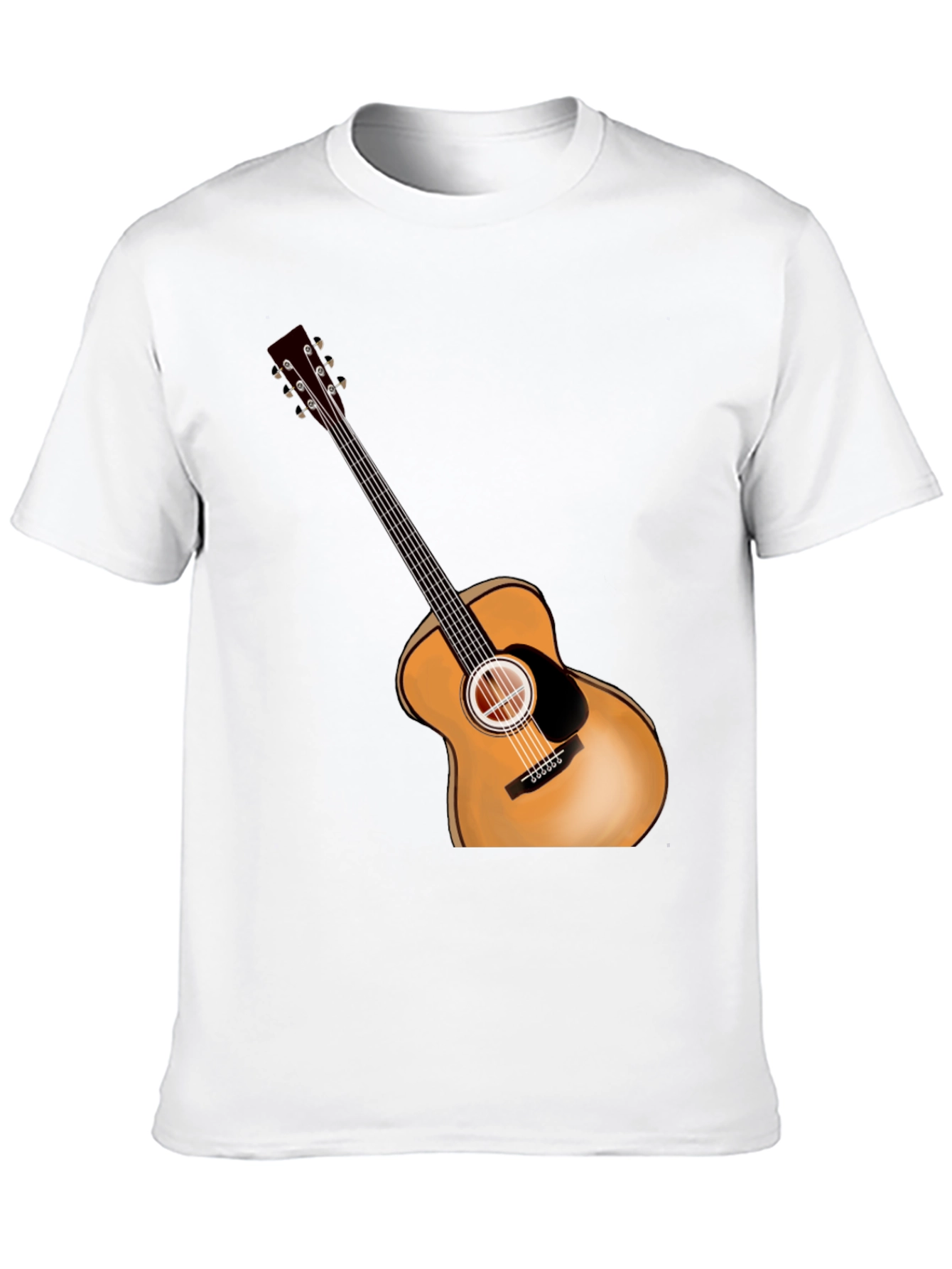 Guitar Graphic Tee - Casual Style