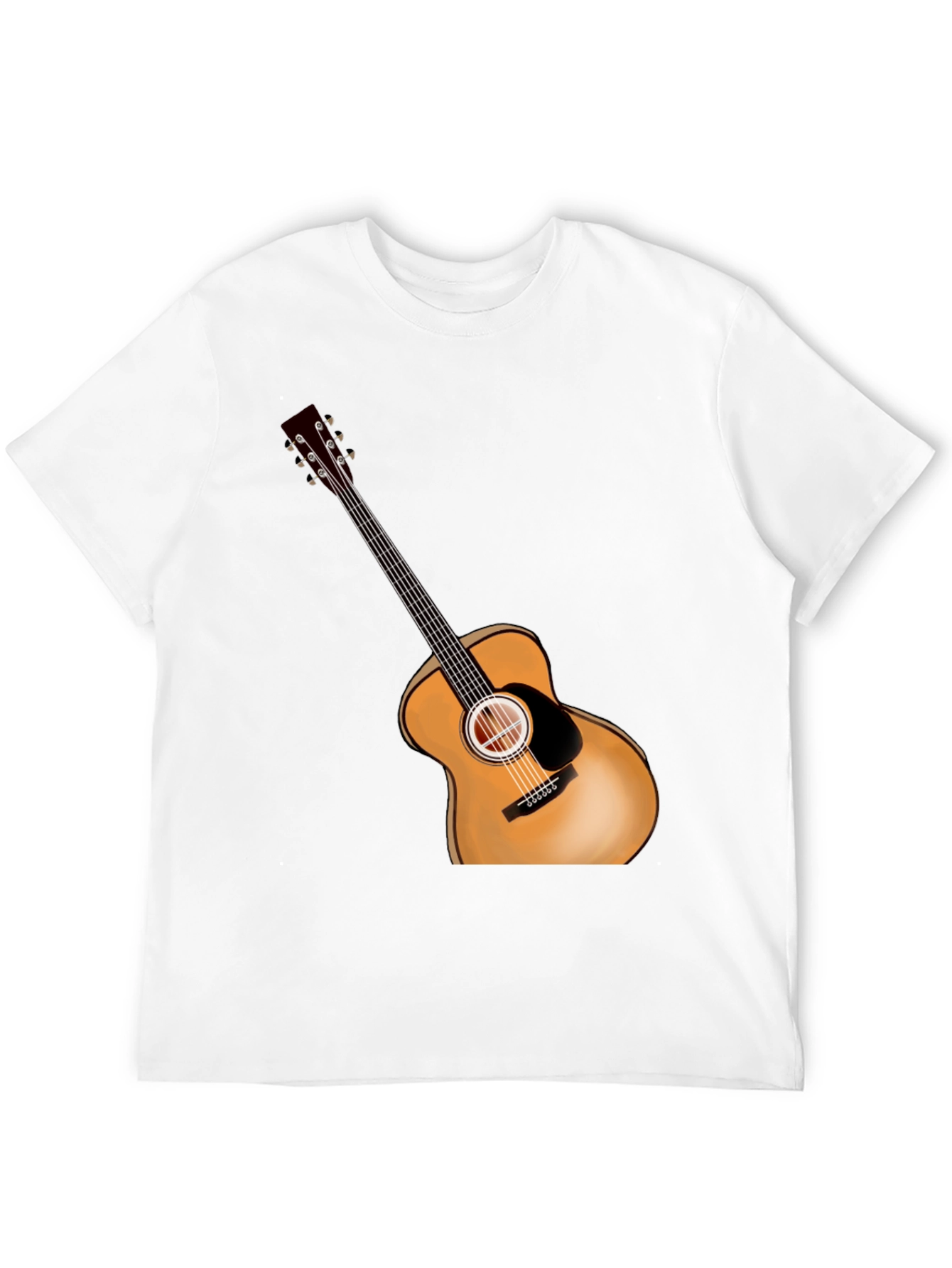 Guitar Graphic Tee - Casual Style
