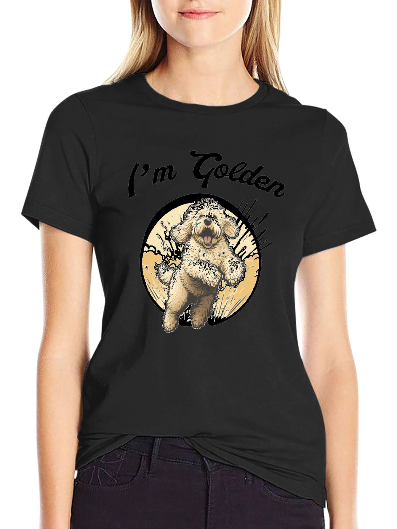 Im Golden T-Shirt - Cute Dog Design