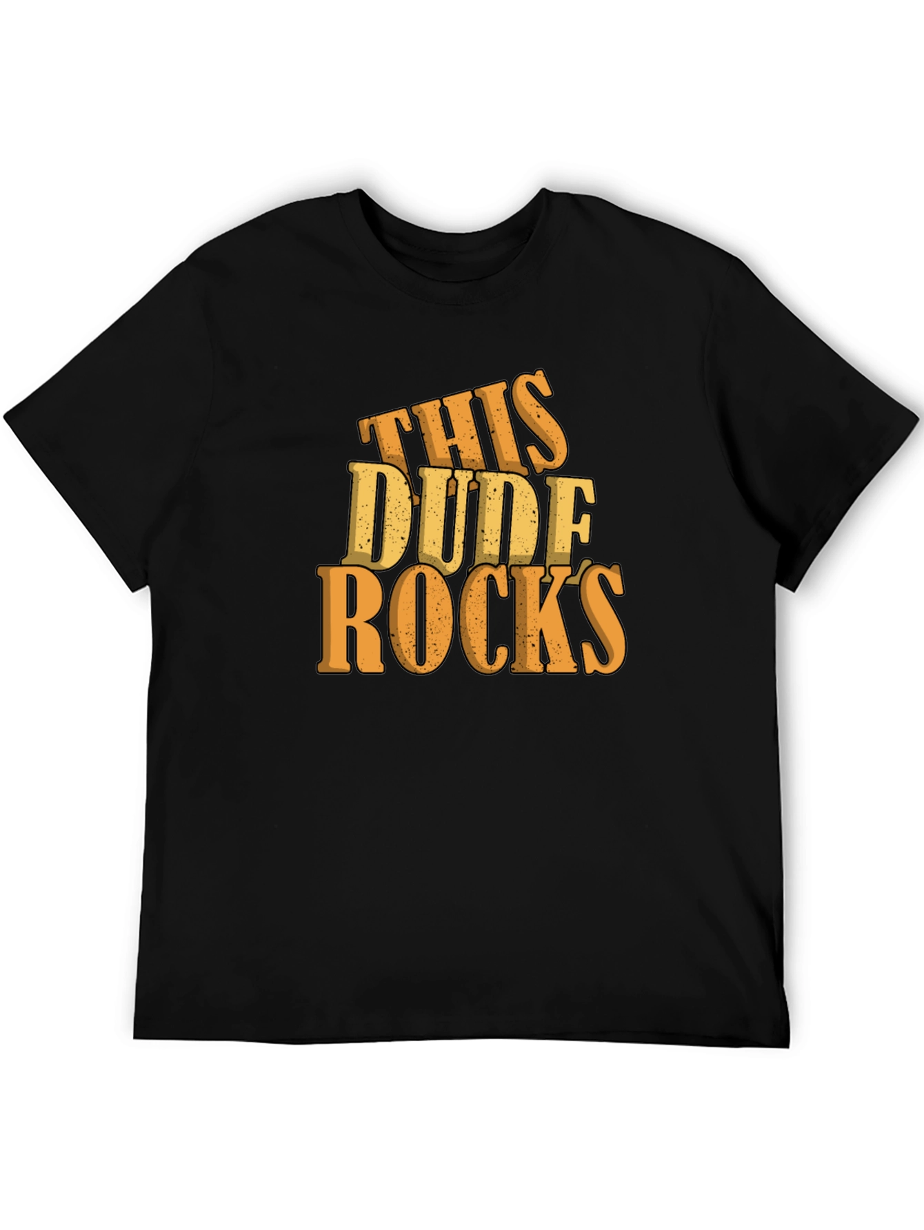 This Dude Rocks Graphic T-Shirt - Stylish Comfort