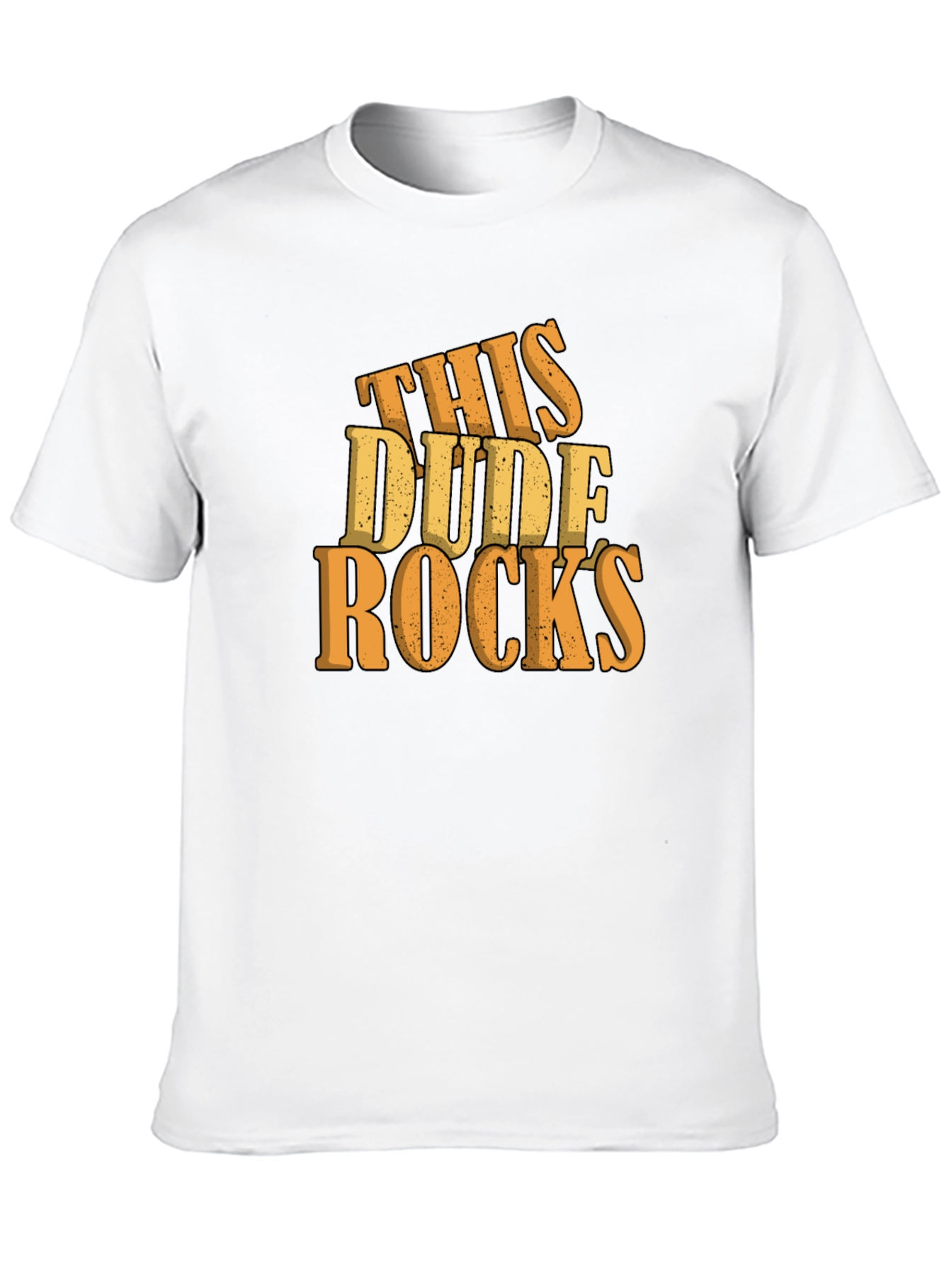 This Dude Rocks Graphic T-Shirt - Stylish Comfort