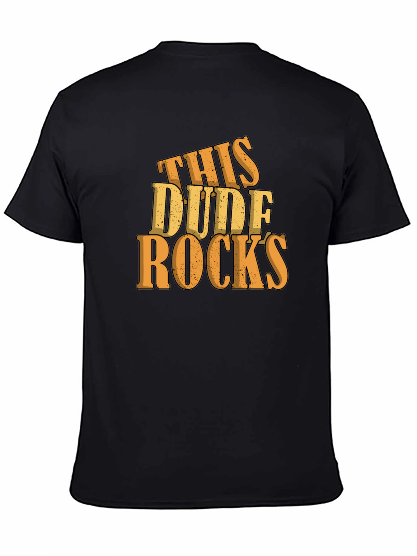 This Dude Rocks Graphic T-Shirt - Stylish Comfort