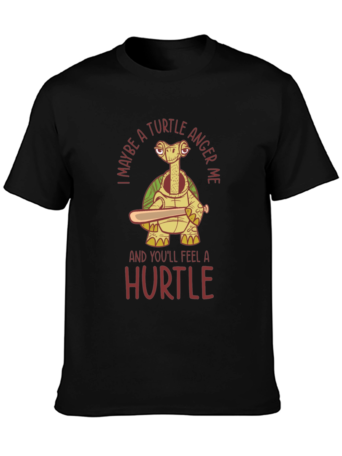 Turtle Anger Funny Graphic T-Shirt