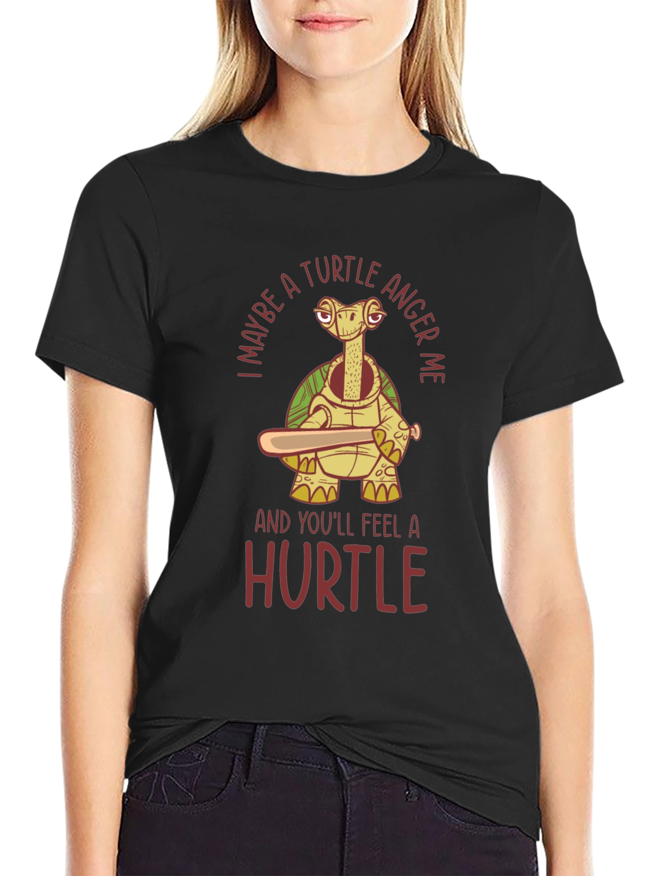 Turtle Anger Funny Graphic T-Shirt