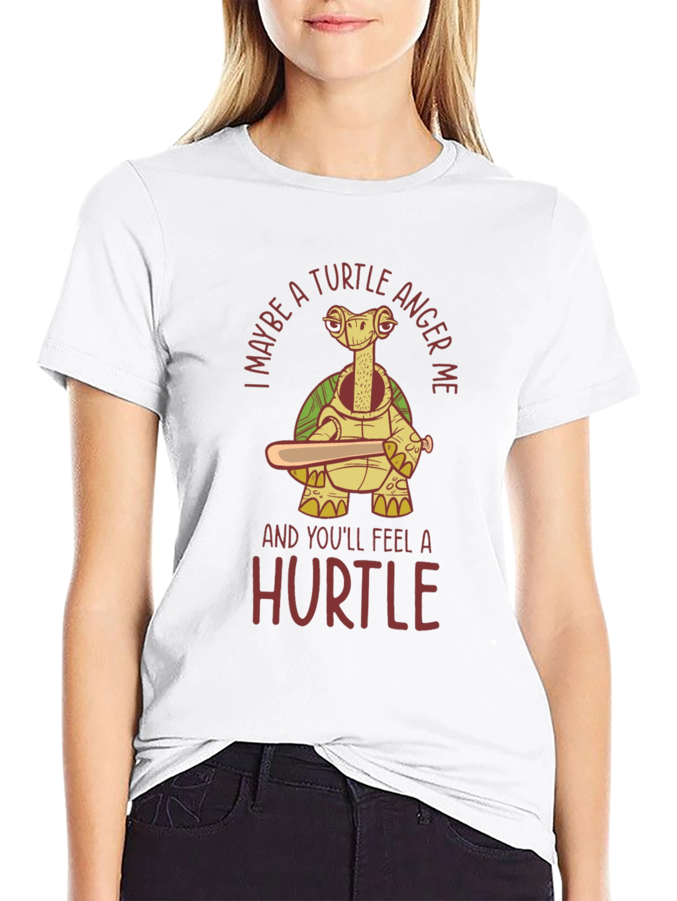 Turtle Anger Funny Graphic T-Shirt