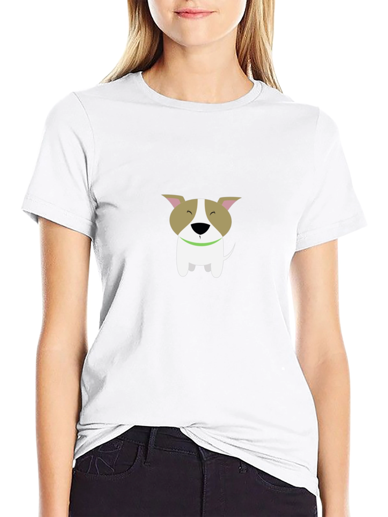 Dog Graphic Black T-Shirt