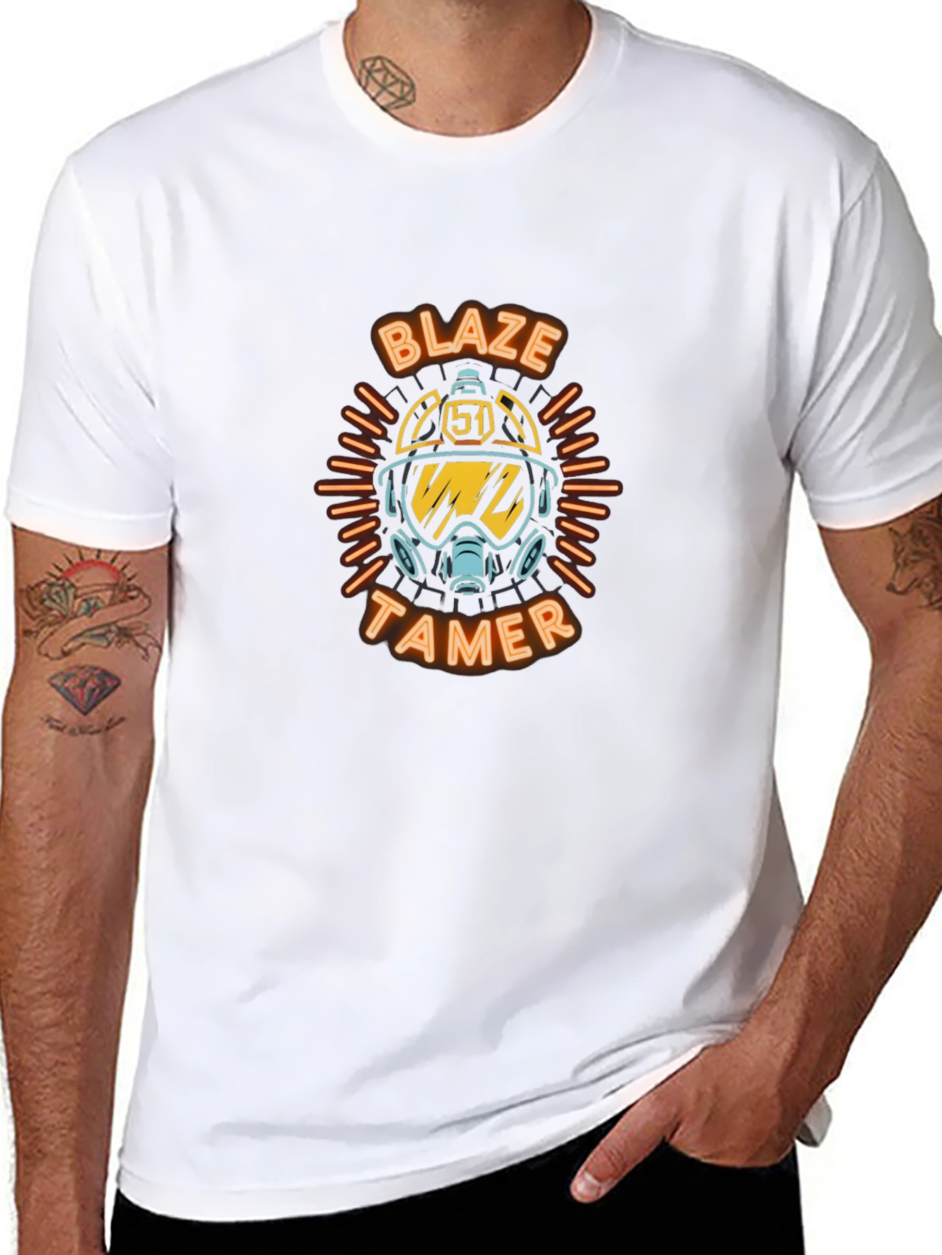 Blaze Tamer Graphic T-Shirt - Firefighter Style