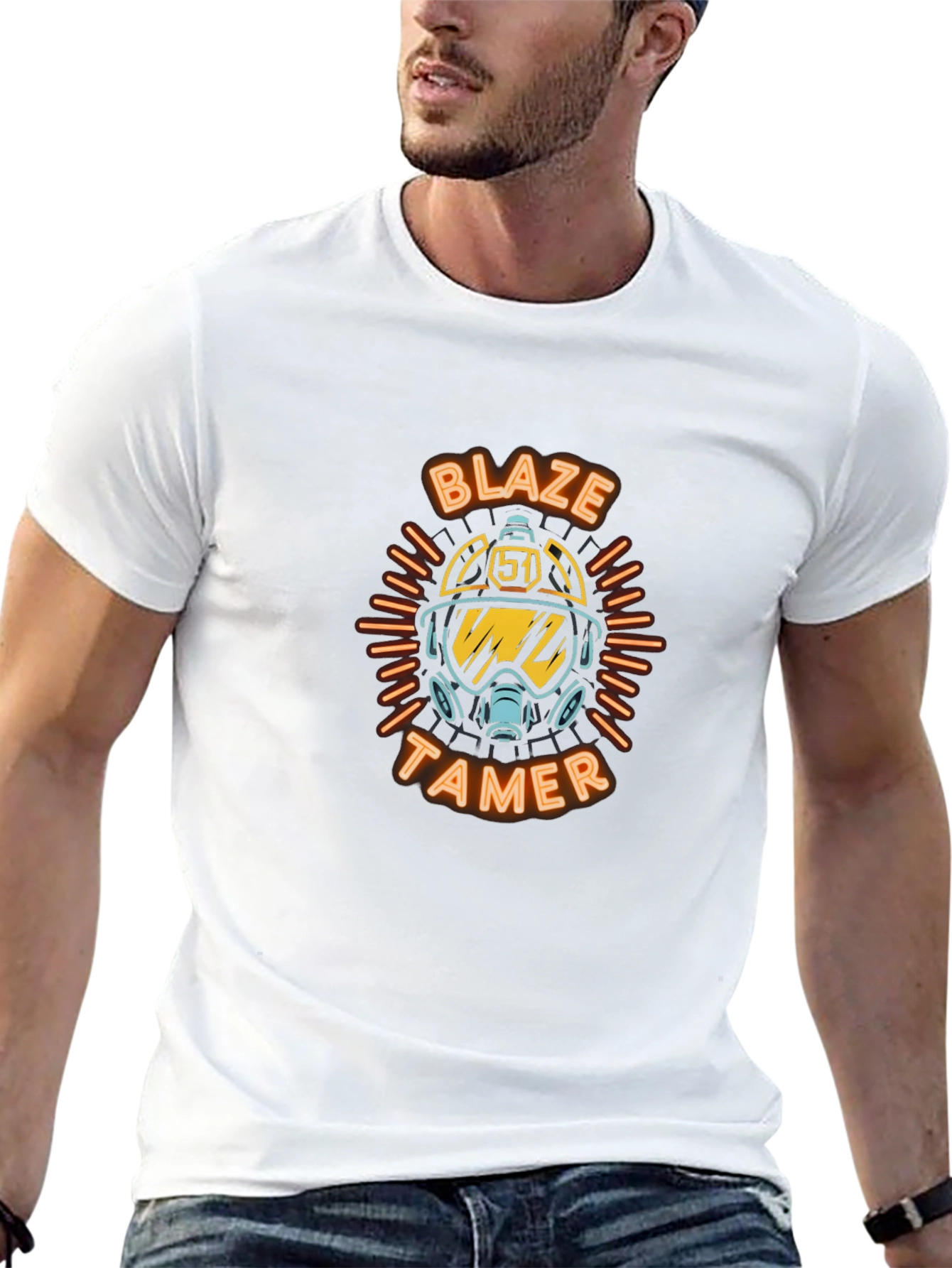 Blaze Tamer Graphic T-Shirt - Firefighter Style