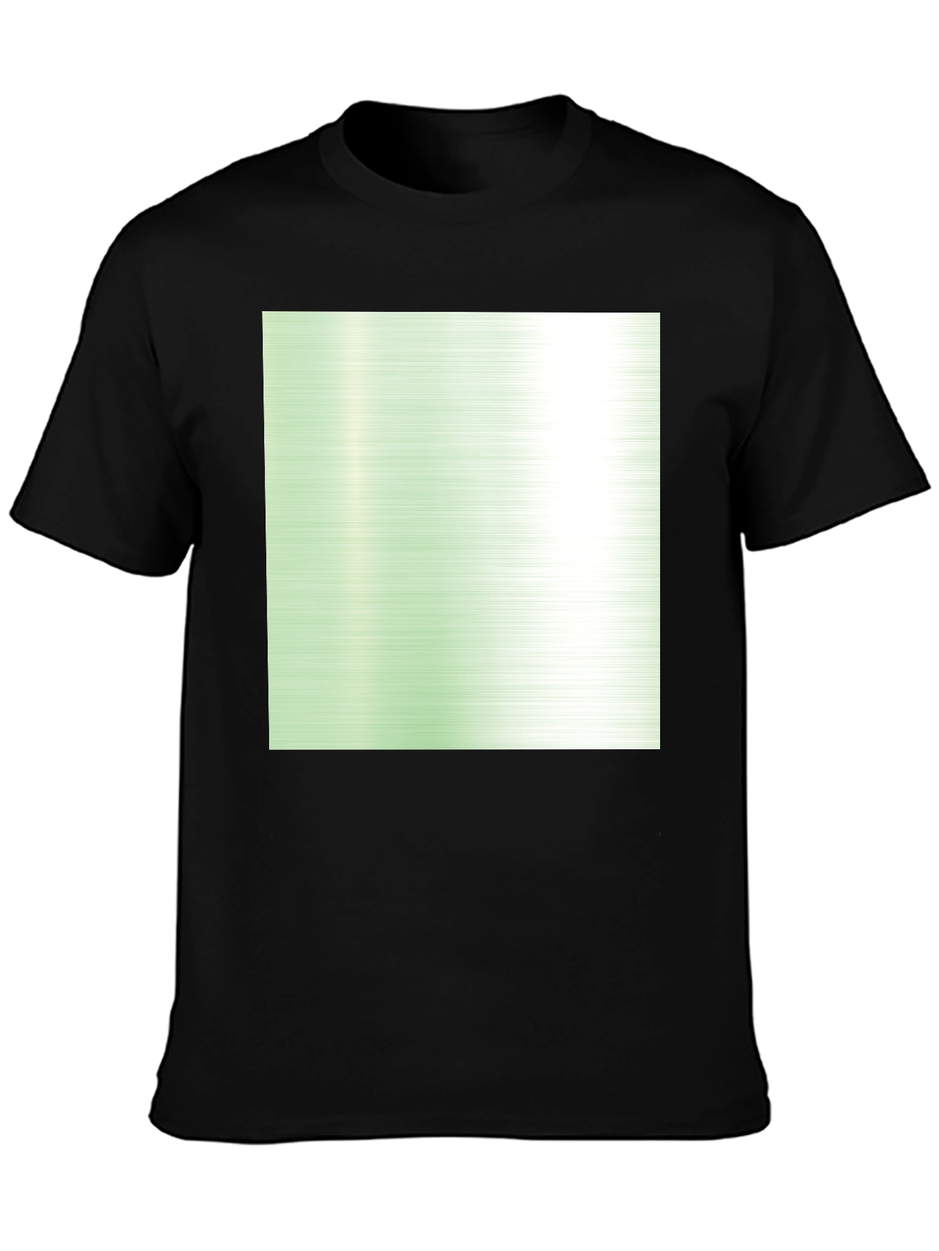 Trendy Black T-Shirt with Gradient Design