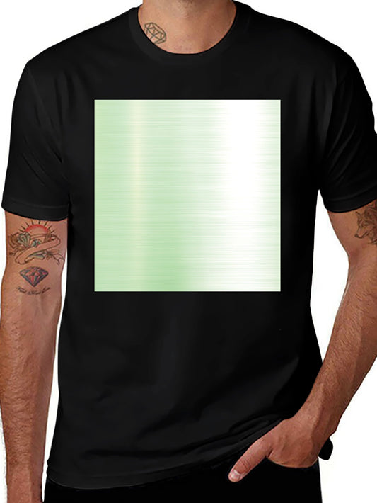 Trendy Black T-Shirt with Gradient Design