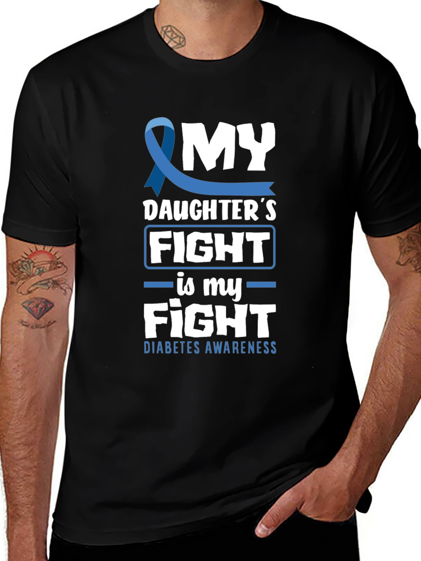Diabetes Awareness T-Shirt: My Daughters Fight