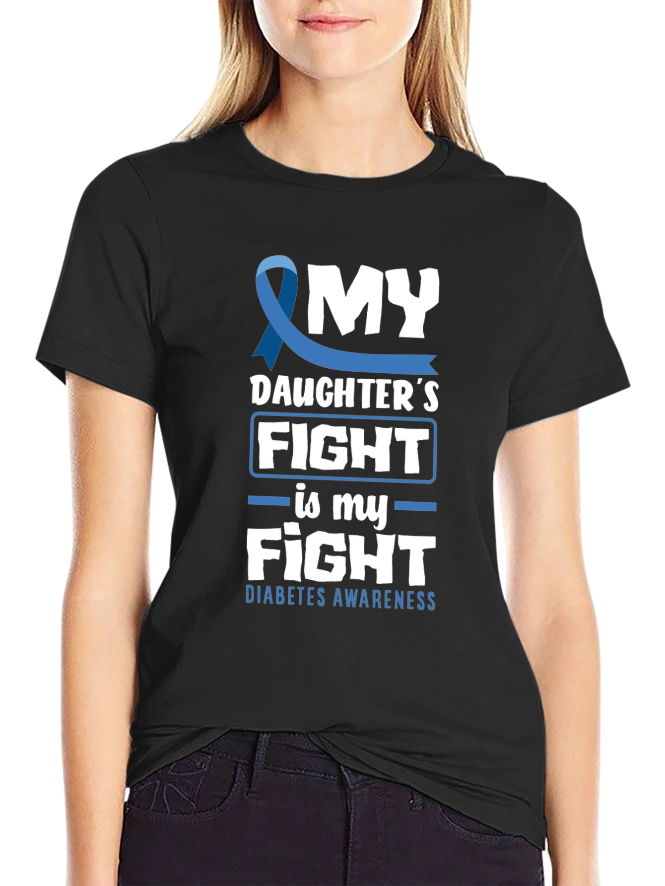 Diabetes Awareness T-Shirt: My Daughters Fight