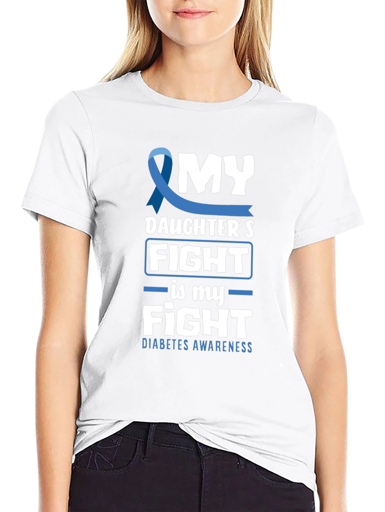 Diabetes Awareness T-Shirt: My Daughters Fight