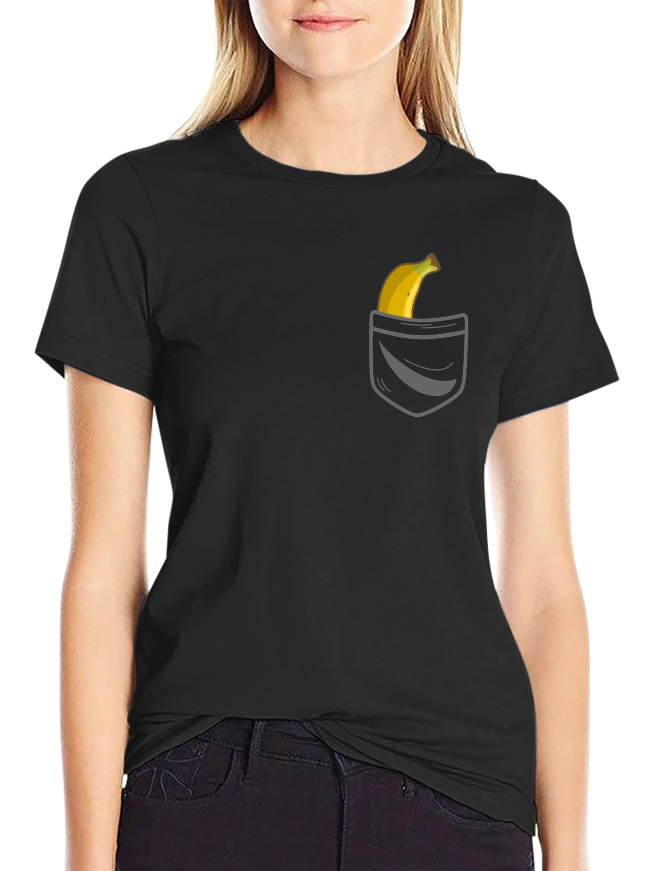 Banana Pocket Graphic Tee - Quirky Style