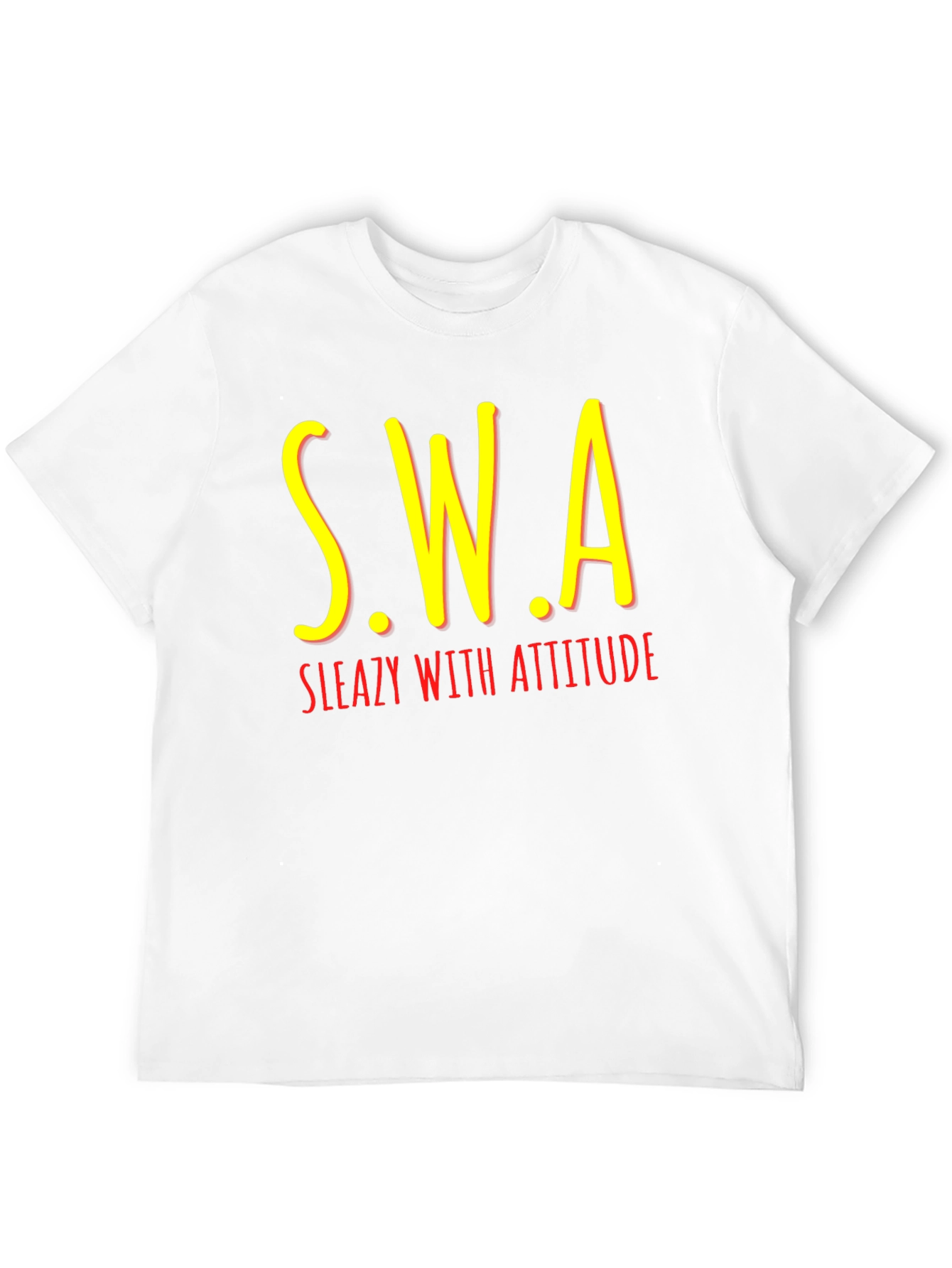 S.W.A Sleazy With Attitude Black T-Shirt