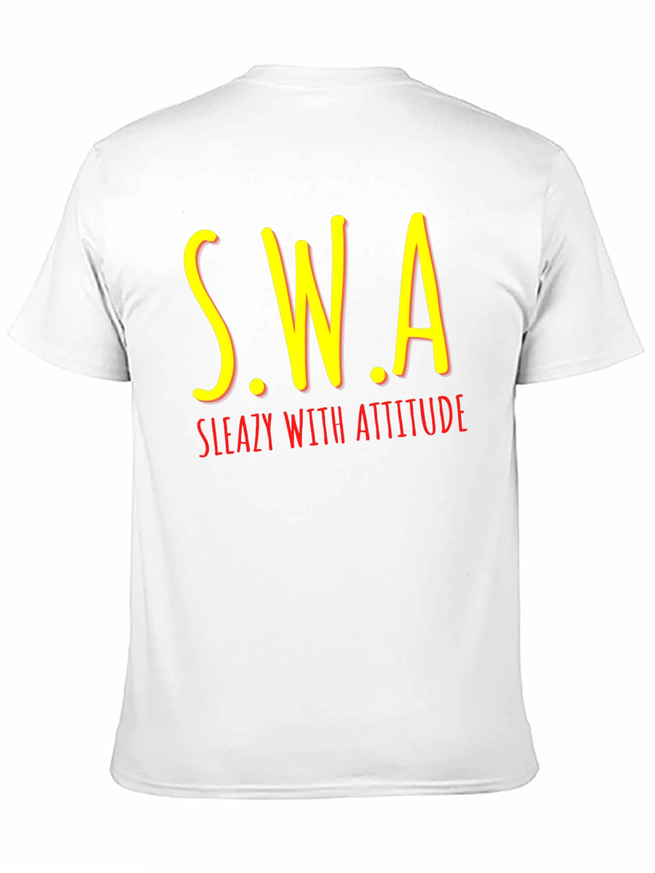 S.W.A Sleazy With Attitude Black T-Shirt