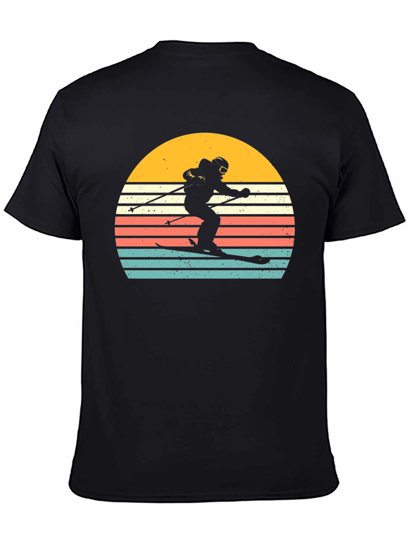 Retro Ski Sunset T-Shirt