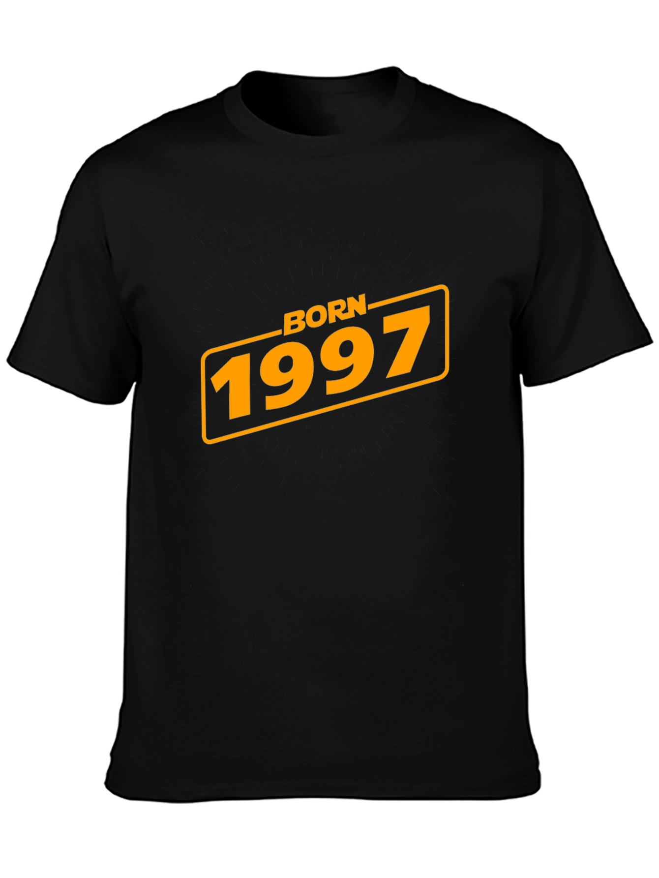 Born in 1997 Black Graphic Tee