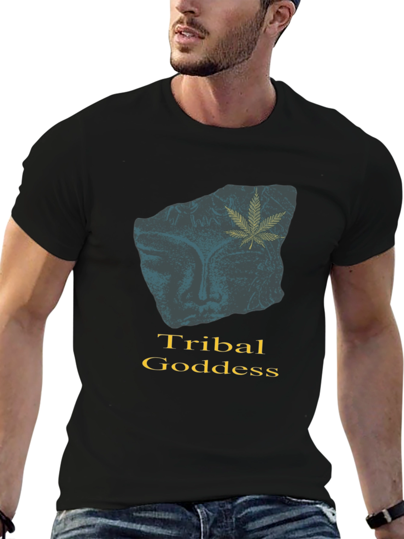 Tribal Goddess Graphic T-Shirt - Modern Urban Style