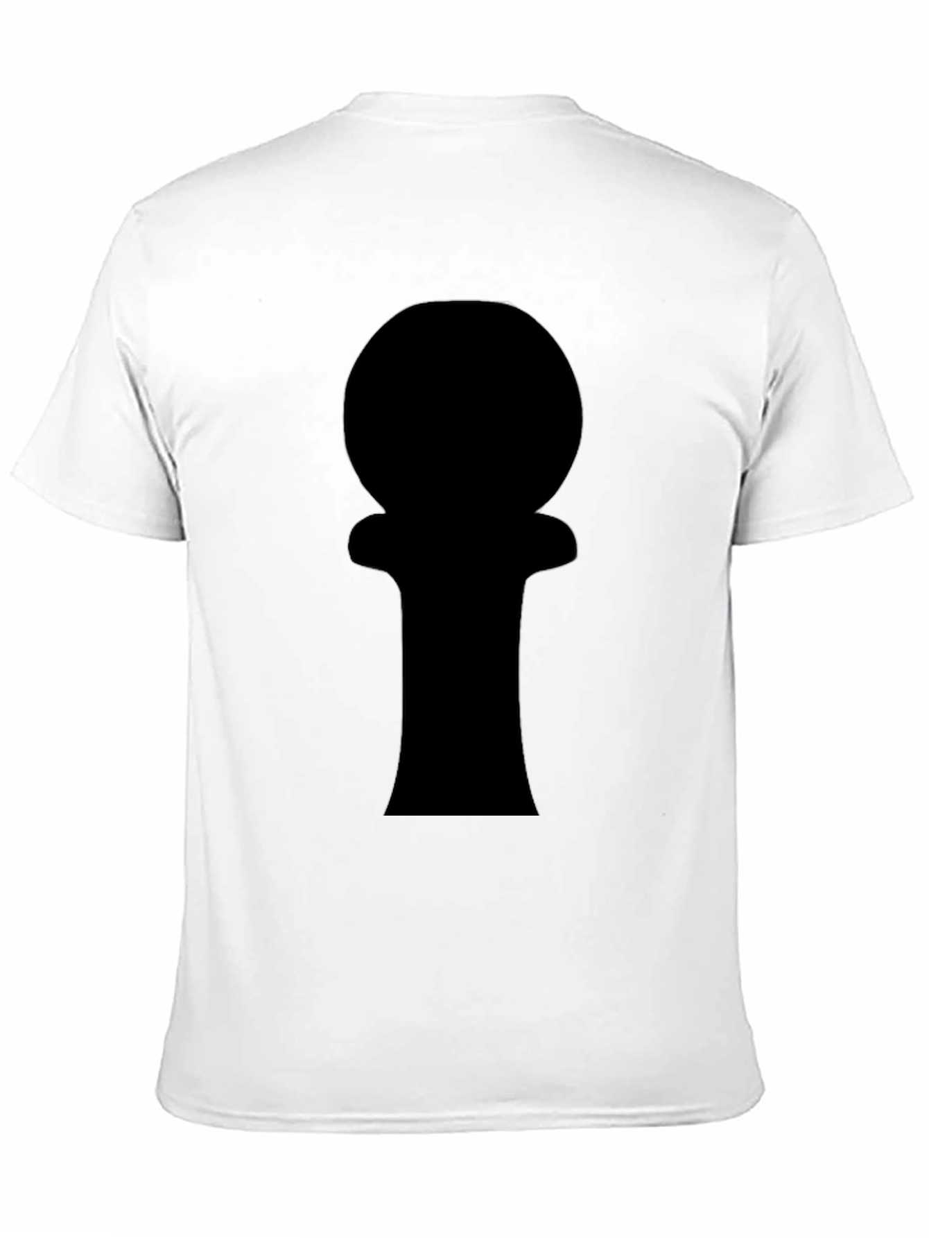 Mysterious Silhouette Graphic Black T-Shirt