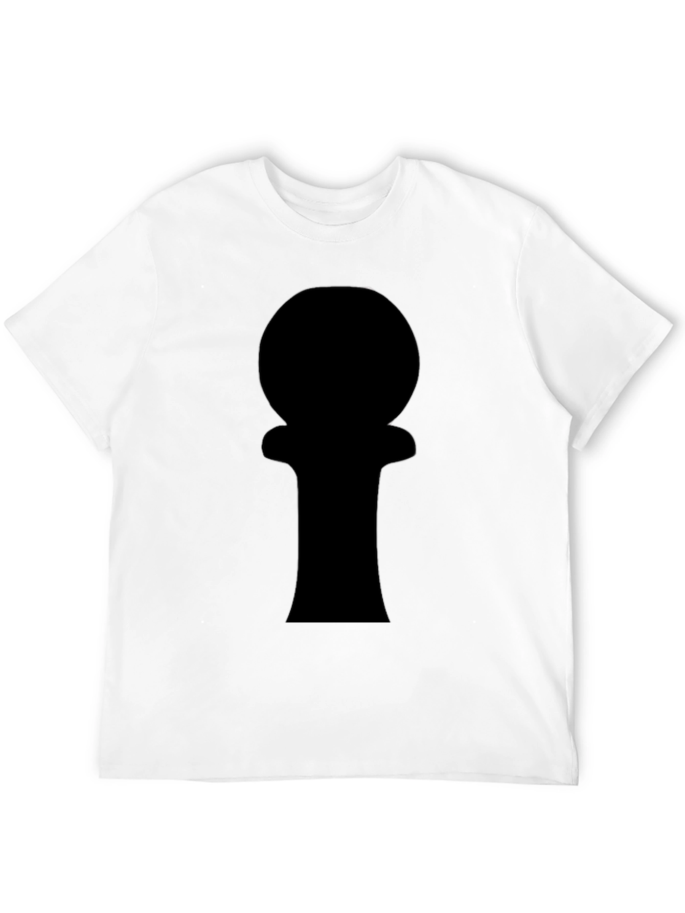 Mysterious Silhouette Graphic Black T-Shirt